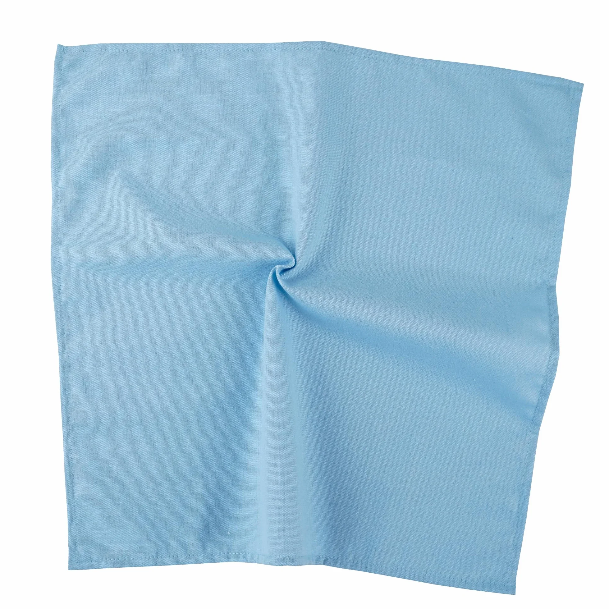 Serwetki obiadowe bawełniane 43x43 cm zestaw 12 szt. błękitne