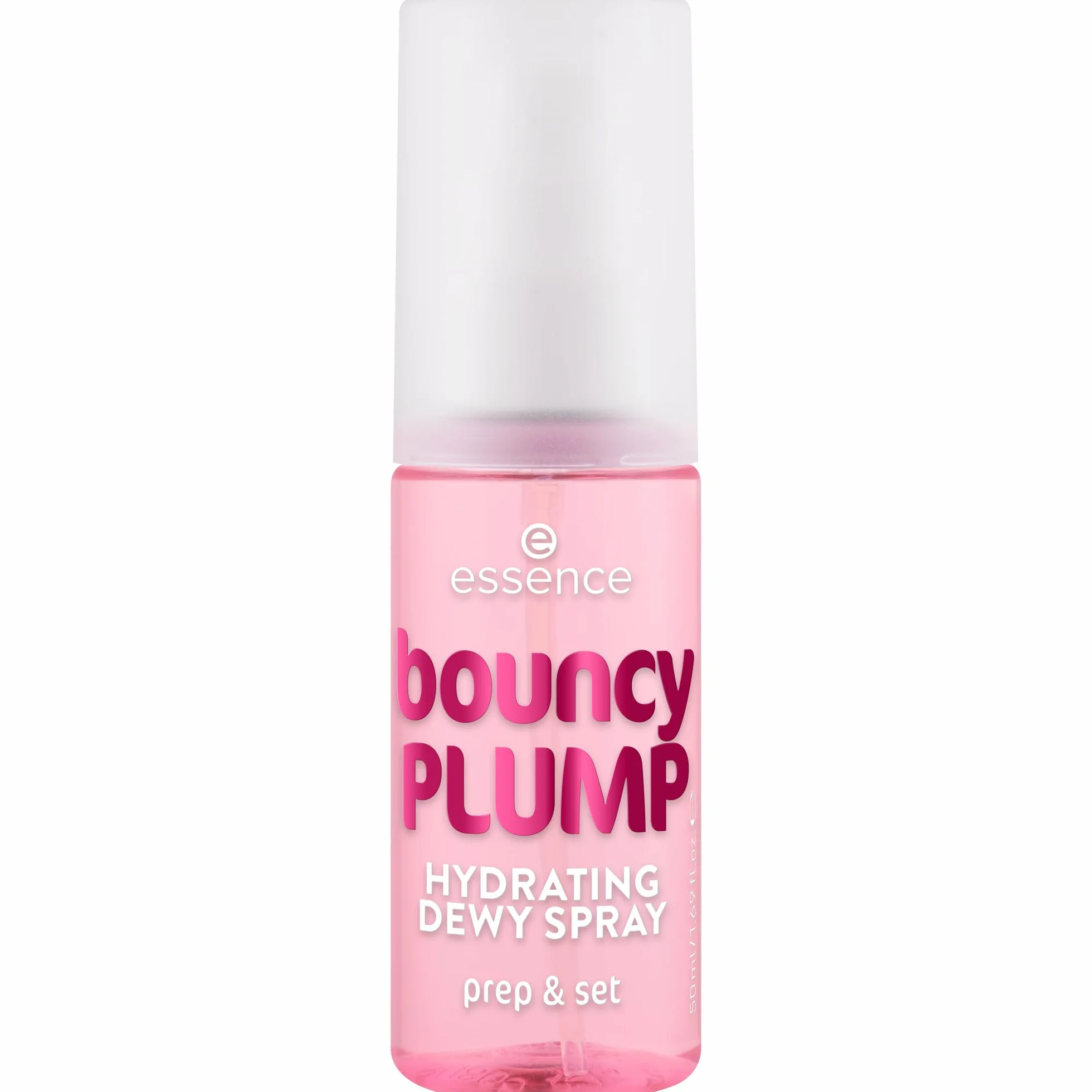 essence Spray nawilżający bouncy PLUMP, nawilżanie, opieka, ustalający, zroszony (50ml)