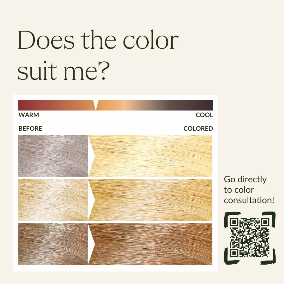 khadi ŚREDNI BLOND roślinna farba do włosów, zanurza włosy w ciepłym średnim blondzie z aksamitnymi refleksami kolorystycznymi, w 100% roślinna i naturalna, certyfikowane kosmetyki naturalne, 100g