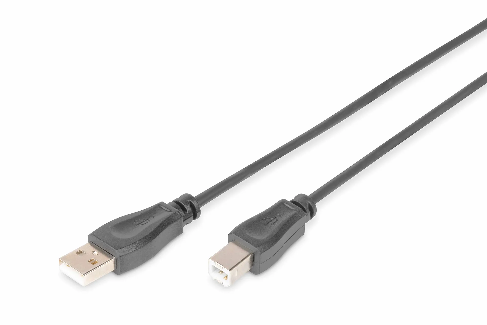 DIGITUS Kabel połączeniowy USB 2.0-1 m - USB A (m) do USB B (m) - 480 Mbit/s - kabel połączeniowy, kabel USB - czarny