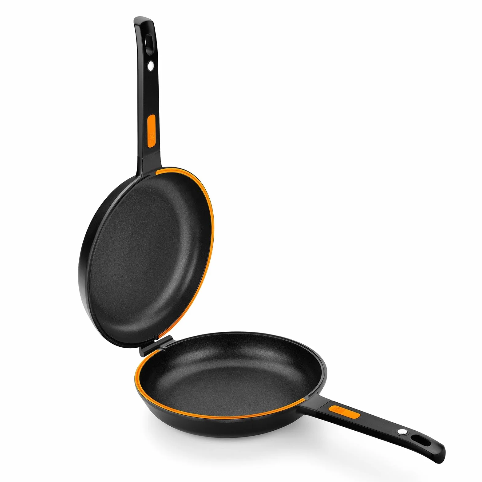 BRA Efficient Duo Podwójna patelnia 20 cm odlewane aluminium nieprzywierająca bez PFOA do wszystkich kuchenek w tym indukcyjnych