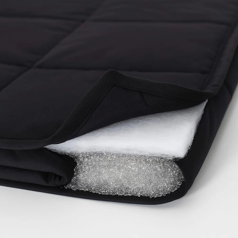 Vonia Koc obciążeniowy – Koc obciążeniowy – Weighted Blanket – 150 x 200 cm – Czarny