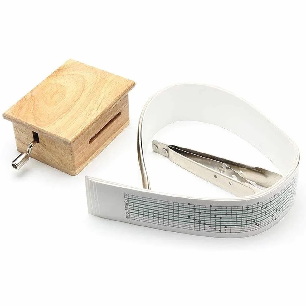 Pozytywka Music Box 15 Note DIY ręczna korbka do samodzielnego komponowania