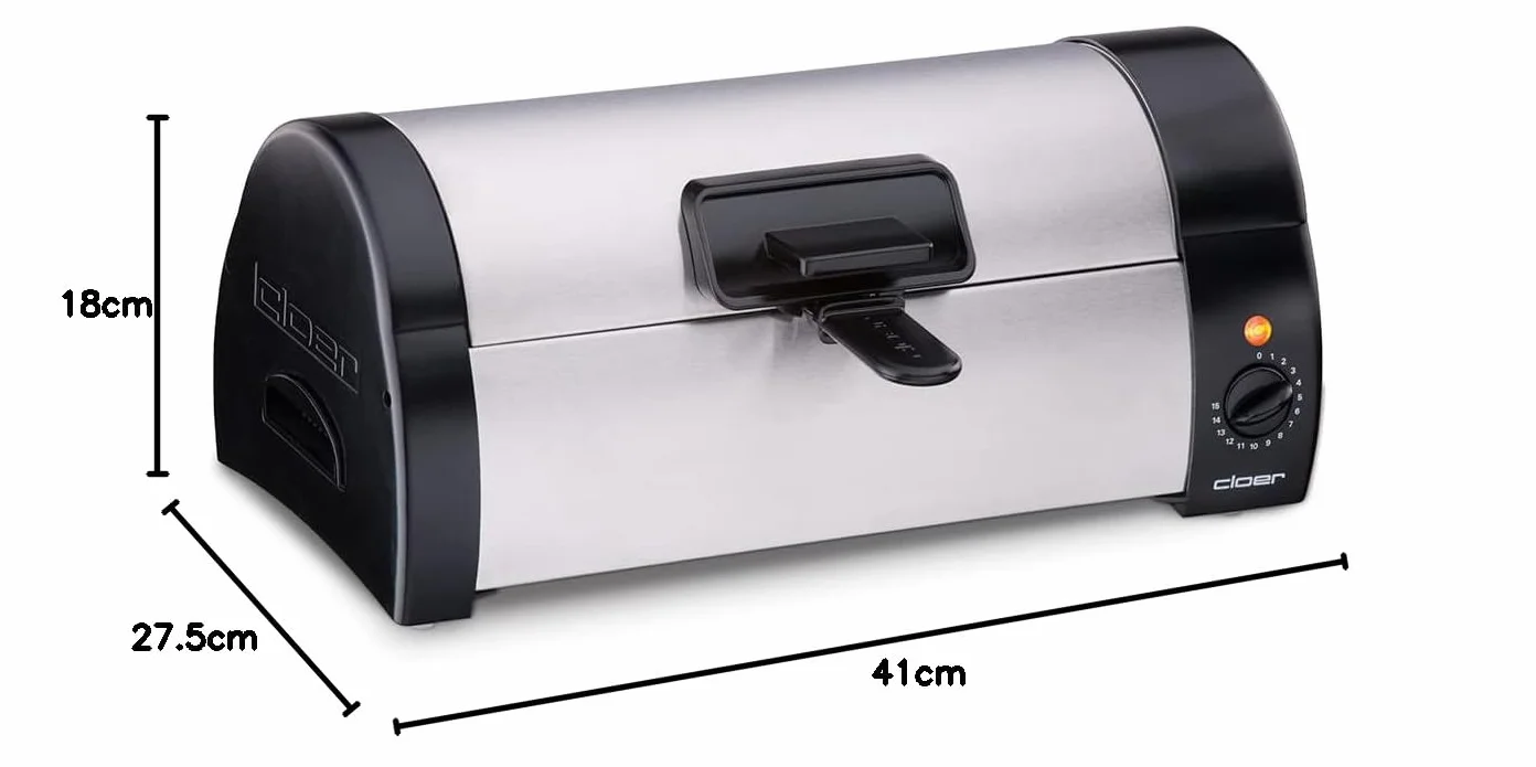 Cloer 3080 Toster do Pieczenia Bułek 570 W Stal Nierdzewna
