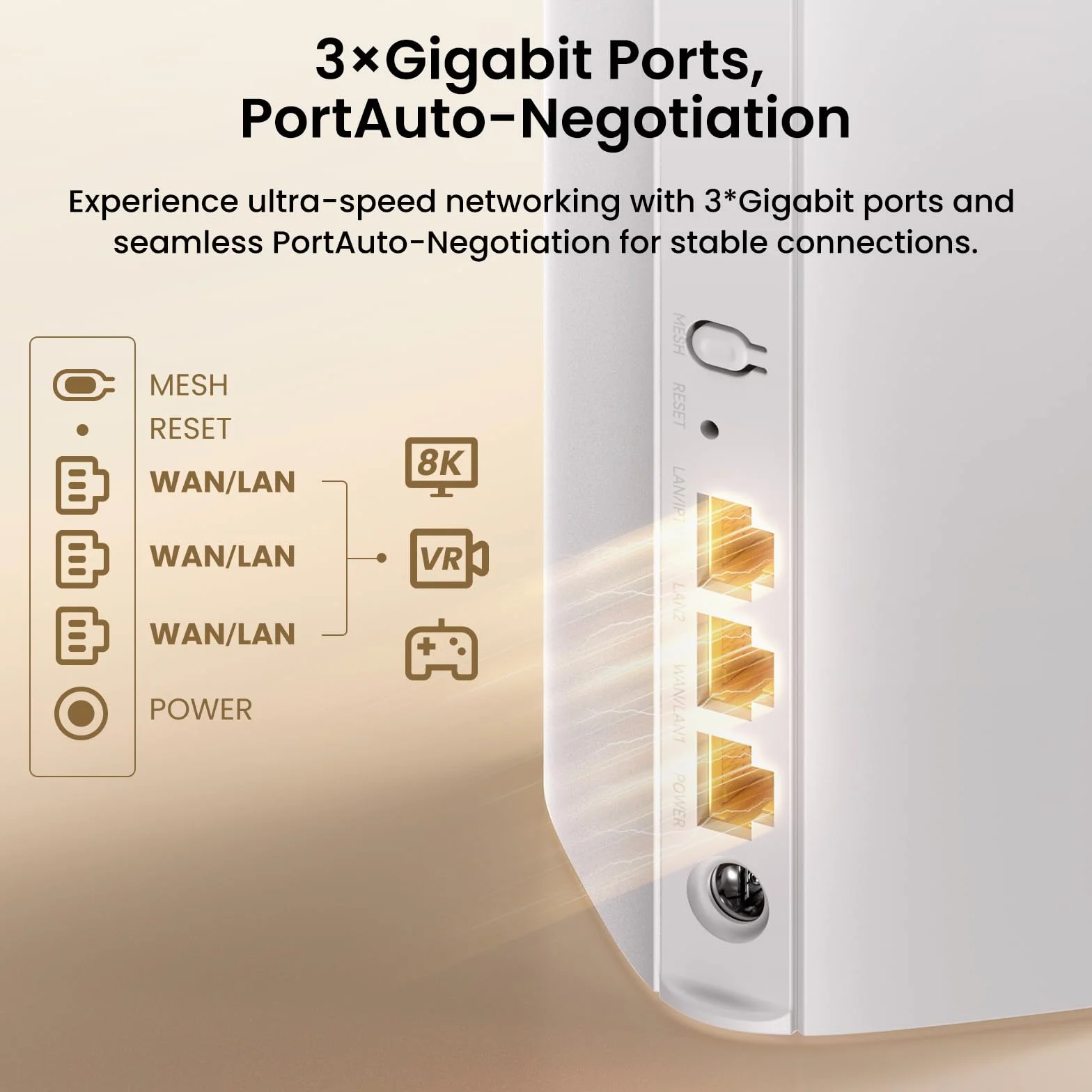 Tenda Nova ME3 Pro 7 System WiFi Mesh - BE3600 Dual Band (2,4 GHz: 688 Mbps, 5 GHz: 2882 Mbps), 3-4 porty gigabitowe na jednostkę, NFC, WPA3, 3 sztuki