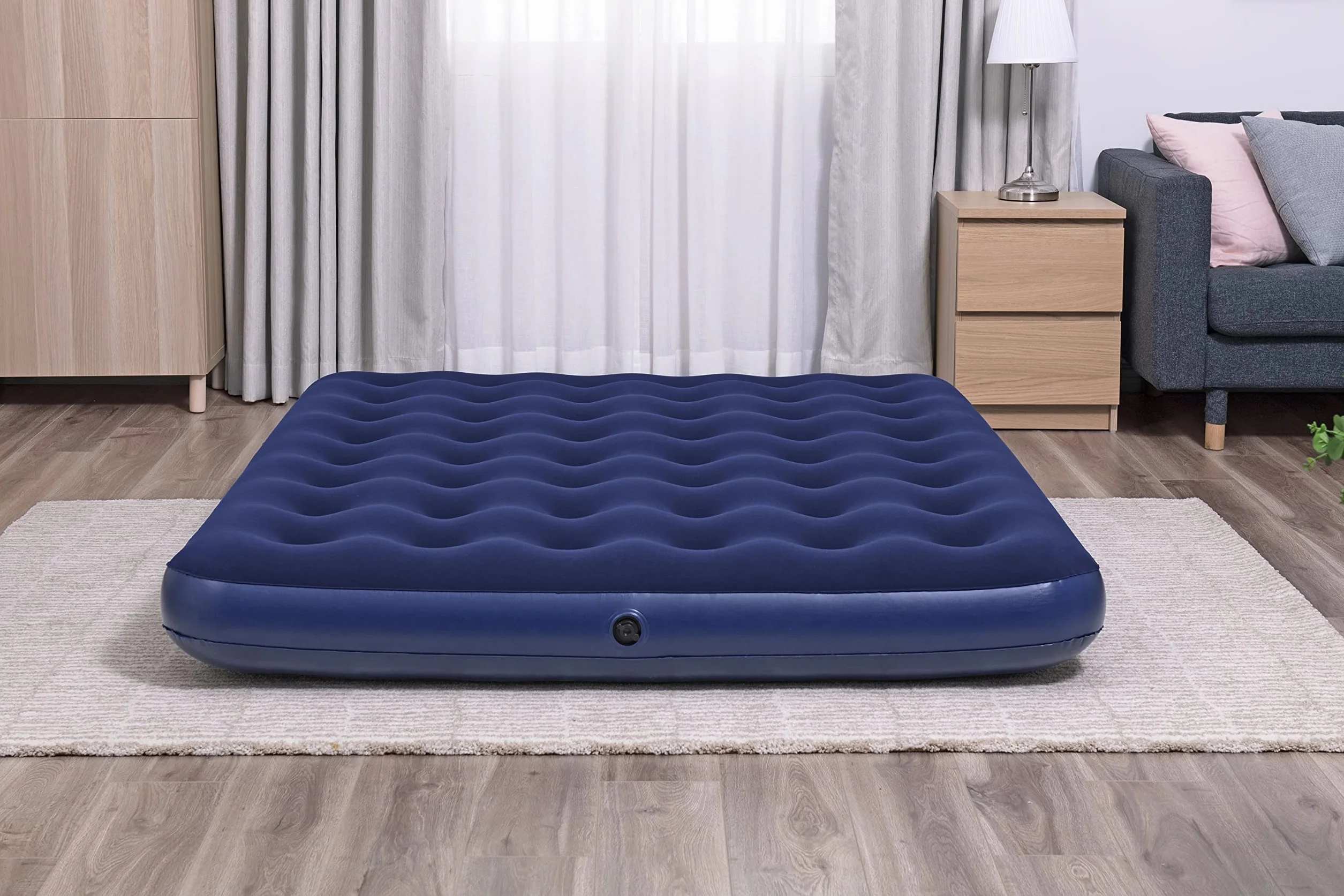 Bestway Łóżko Dmuchane 203 x 152 x 22 cm Niebieski
