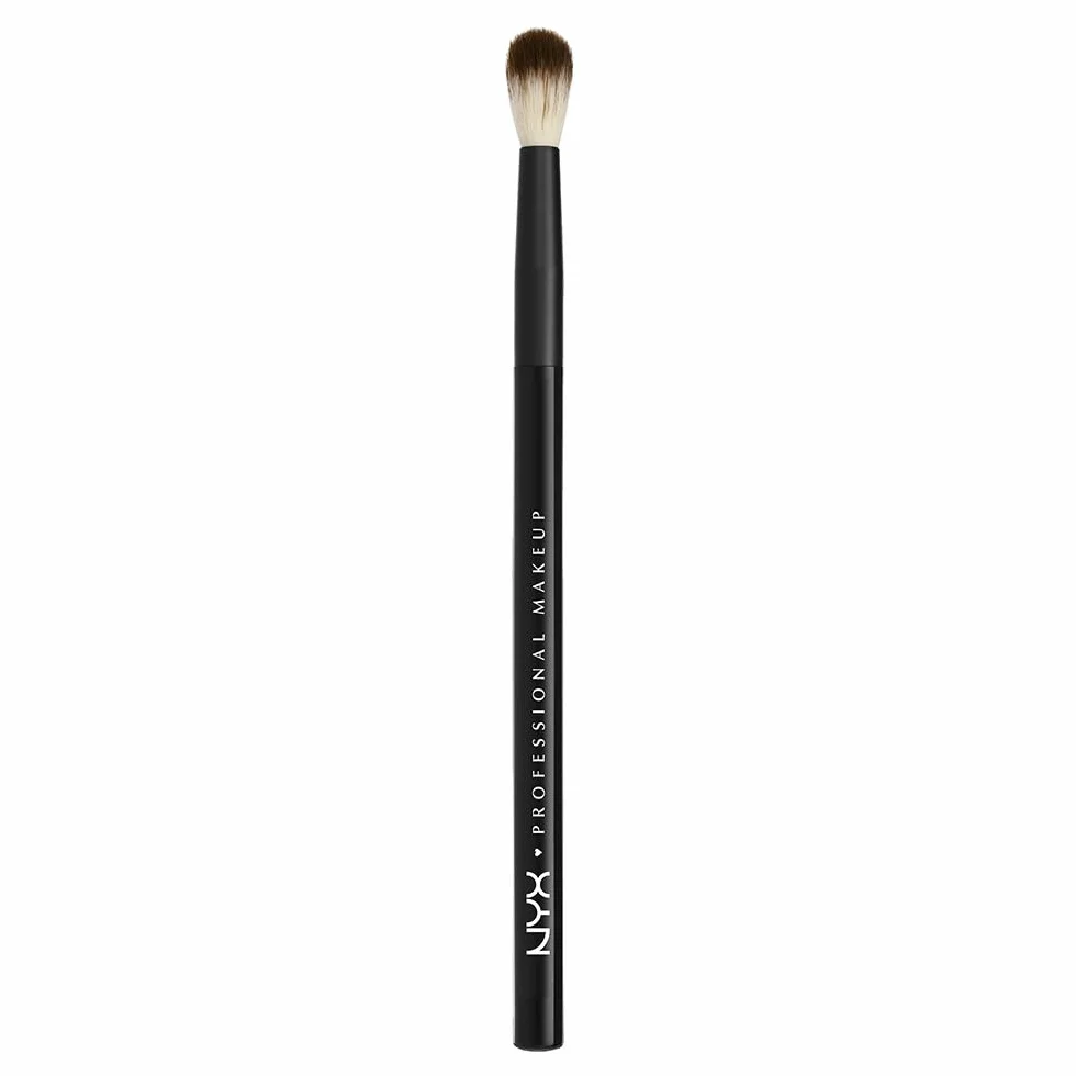NYX PROFESSIONAL MAKEUP Pro Brush Blending 16 – pędzel do cieni do powiek, zaokrąglona główka szczotki, ergonomiczny kształt, długi pędzel do makijażu
