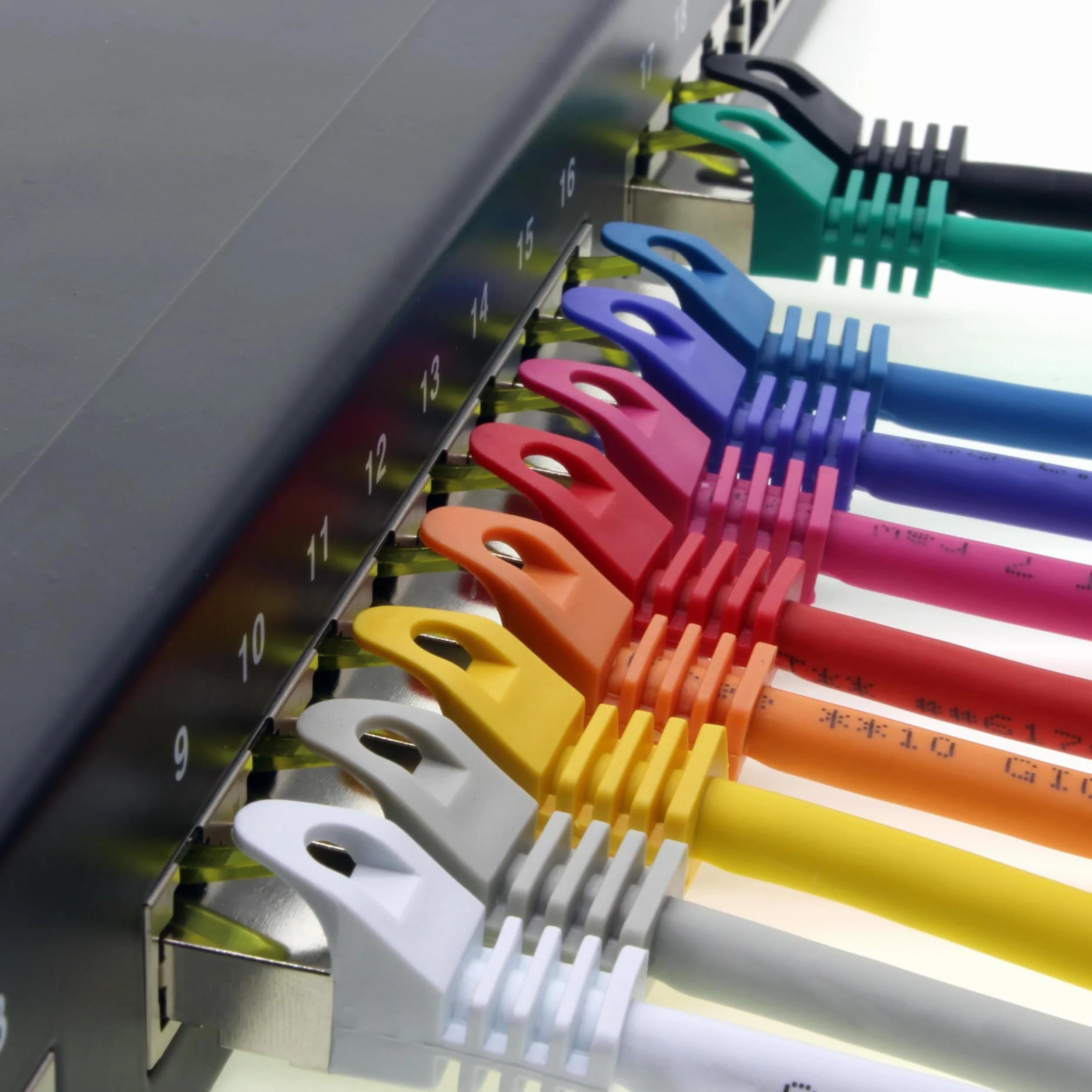 5 x 1,0 m - CAT-7 Cat.7 kabel sieciowy, Ethernet, Lan & Patch kabel RJ-45 SFTP 10 GB/s - biały