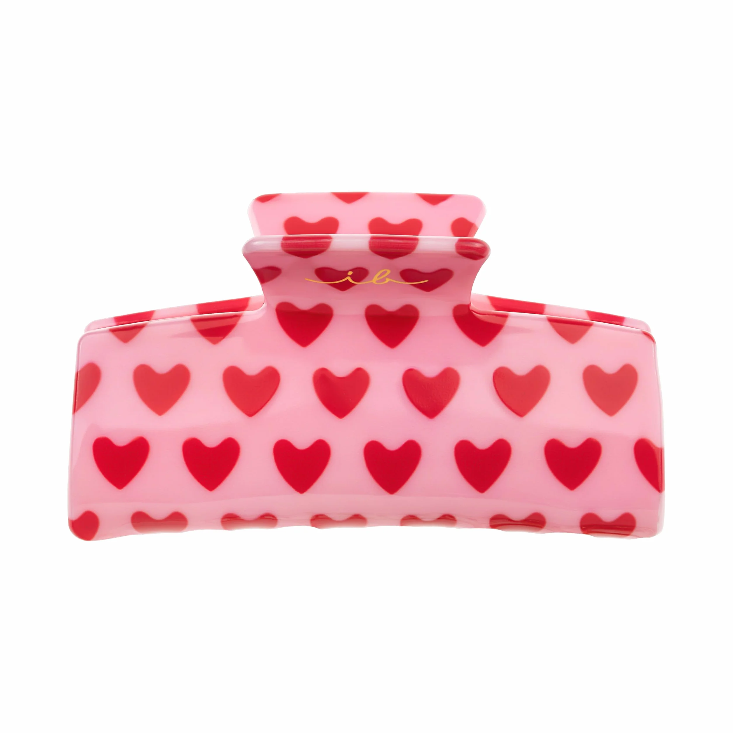 invisibobble CLIPSTAR M Love is in the Hair (1 sztuka) – spinka do włosów z motywem serca dla kobiet, dzieci i dziewcząt – średni rozmiar dla cienkich włosów – zestaw spinek do włosów dla