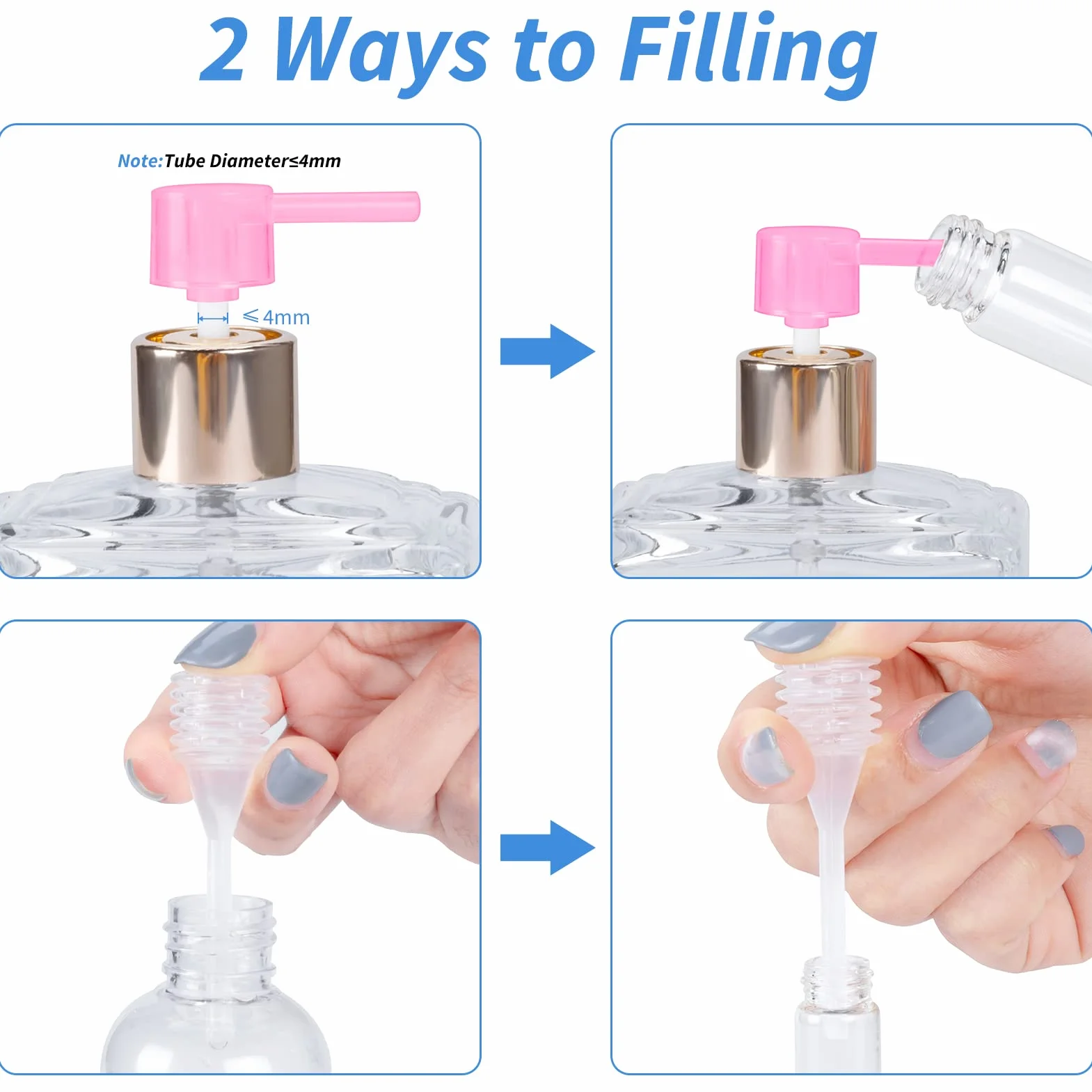 MELLIEX 15 szt. Puste perfumy z rozpylaczem do wielokrotnego napełniania, mini szklana butelka w sprayu do próbek perfum, rozpylacze kosmetyczne, (3 ml, 5 ml, 10 ml) Czarny
