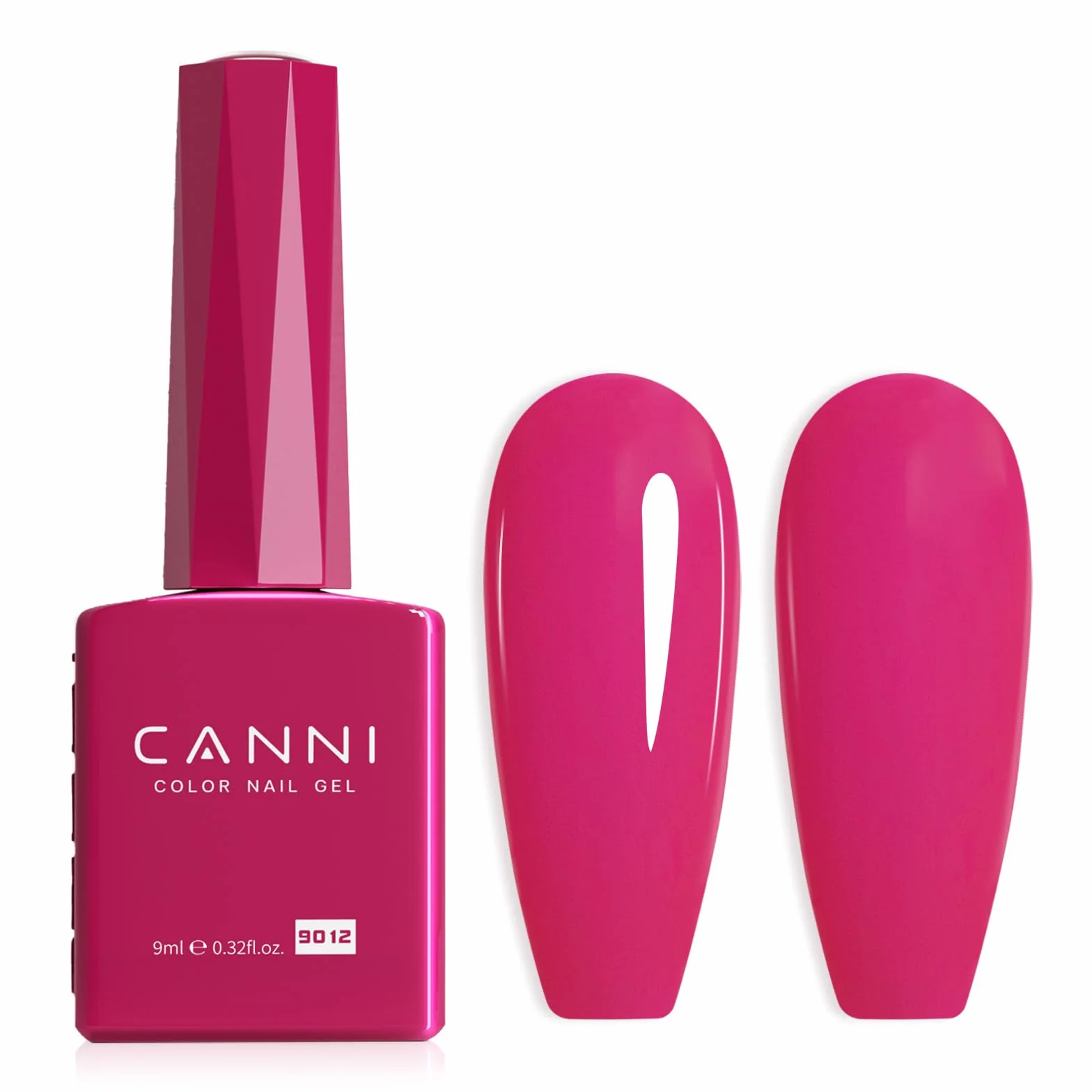 CANNI UV lakier do paznokci Natur Dunkelrosa Gellak Gelowy lakier UV Nail Art klasyczny i uniwersalny styl Soak Off lakier do paznokci żelowych do lampy UV