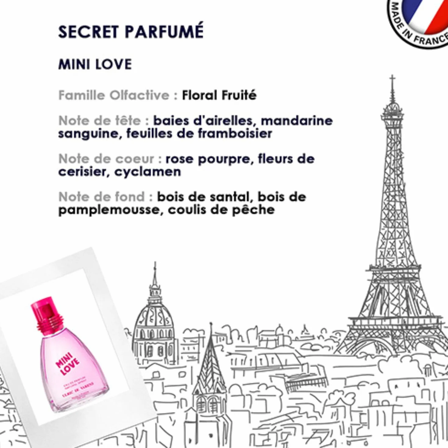 Love fragances Ulric de Varens Paris Mini Love Eau de Perfume 25ml Vapo. + Eau De perfume 20ml Vapo