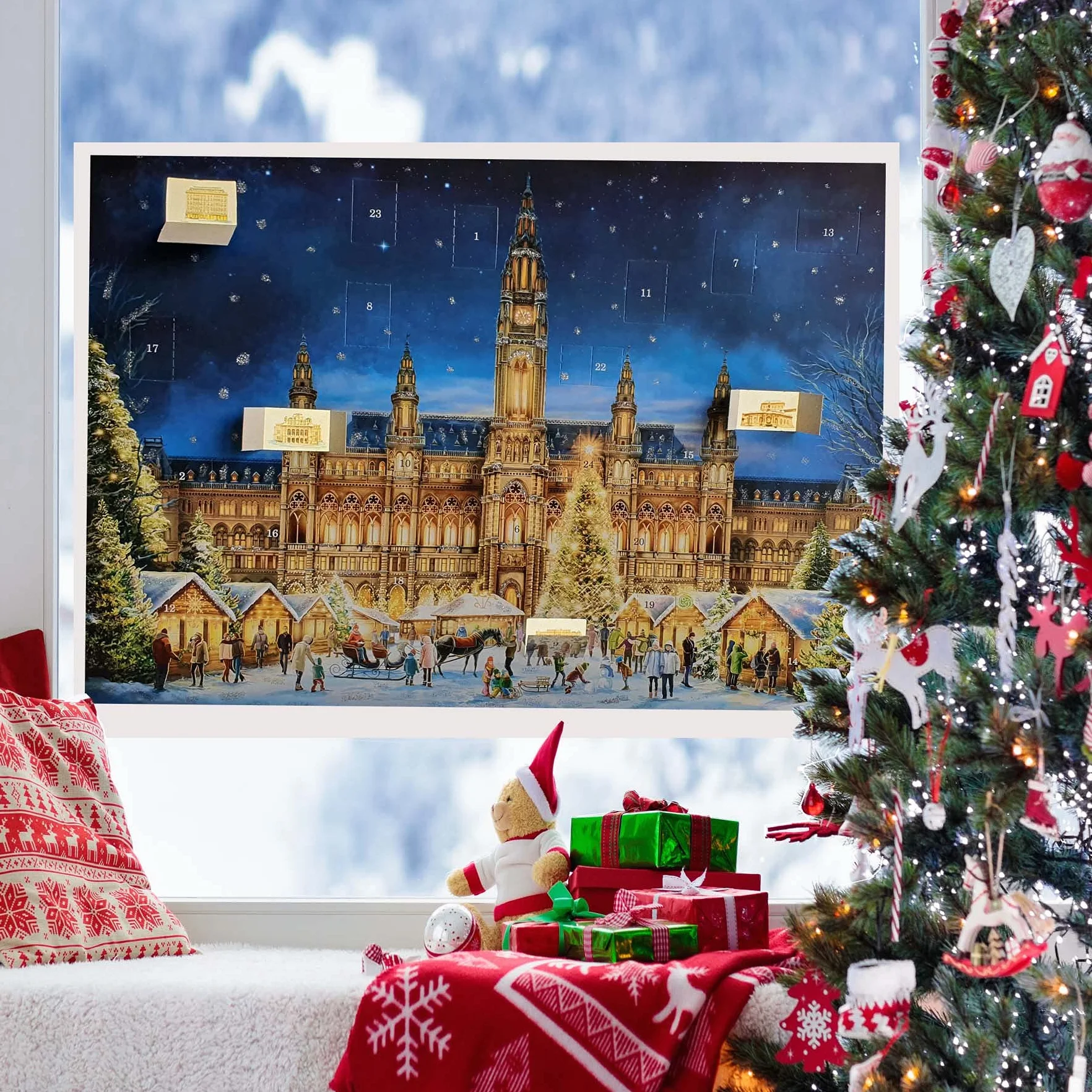 Adventskalender Rathaus Wien Papier-Adventskalender