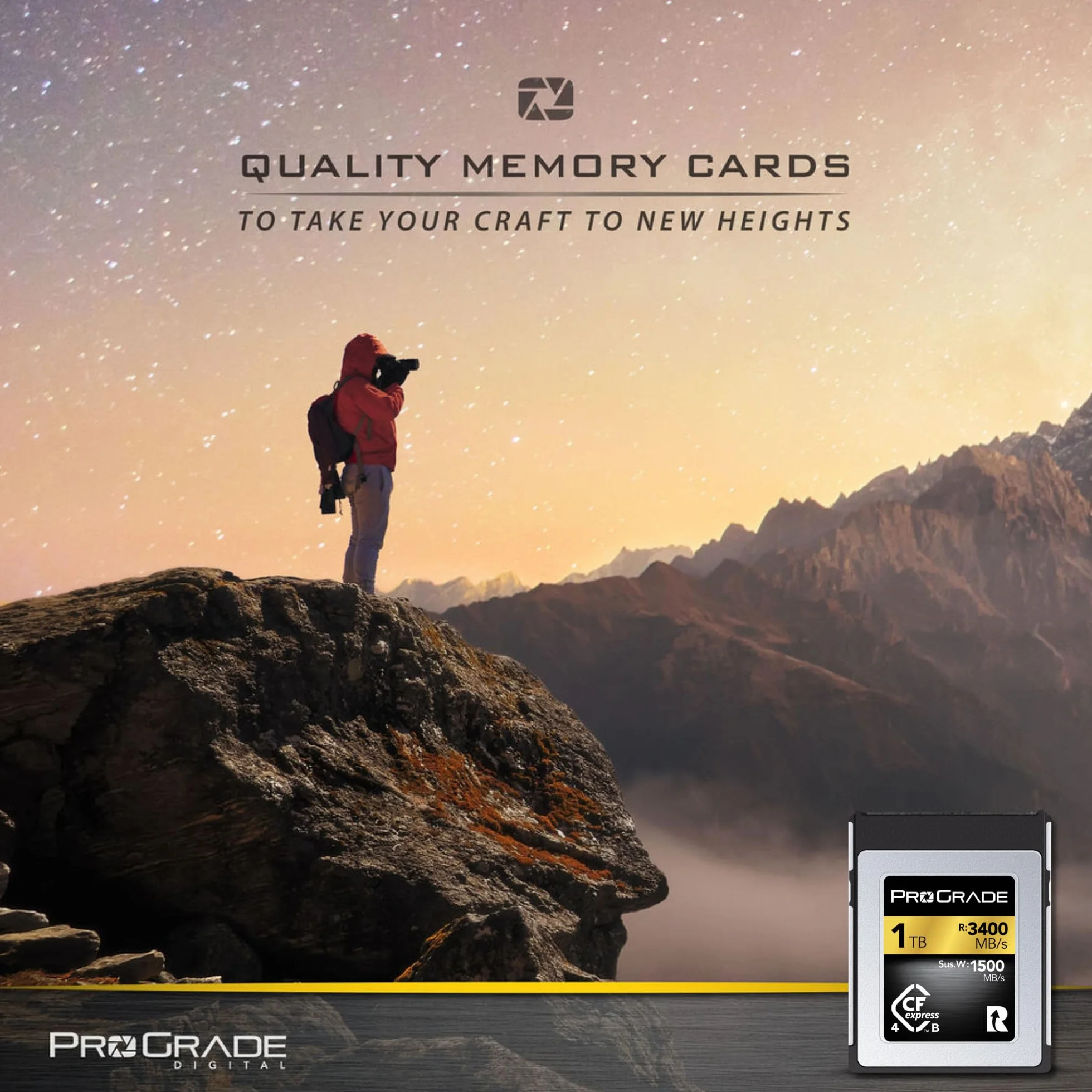 ProGrade Digital Karta Pamięci CFexpress 4.0 Typu B 1TB (Złoto)