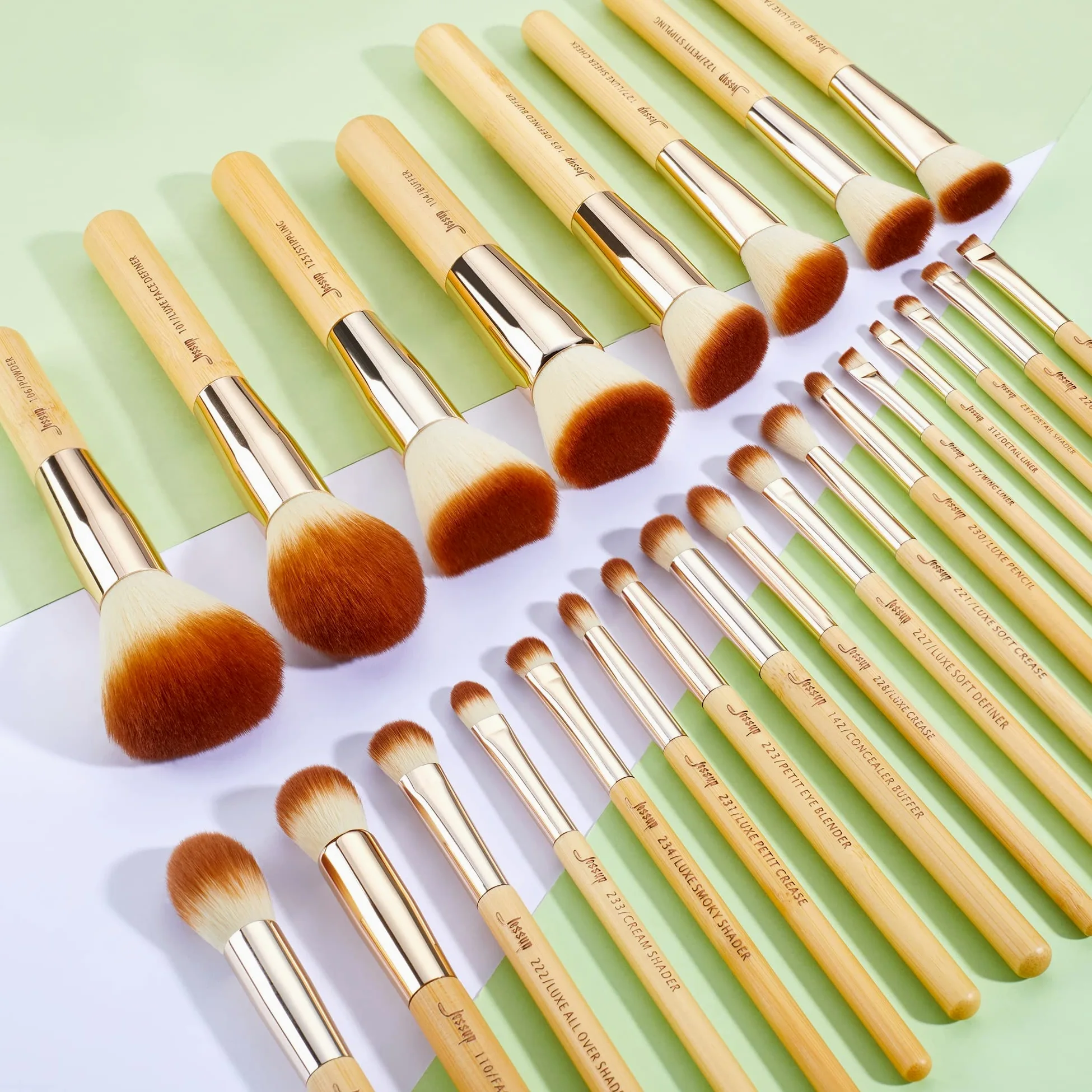 Pędzle do makijażu Profesjonalny zestaw pędzli do makijażu podkład luźny puder cień do powiek eyeliner mieszane pędzle do makijażu 6-25 szt. Zestaw pędzli do makijażu (rozmiar: Stany Zjednoczone)