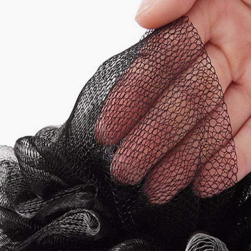 szt. Kula do kąpieli gąbka do kąpieli i prysznica duża gąbka do kąpieli Mesh Loofahs szczotka do szorowania ciała do czyszczenia skóry ukojenie