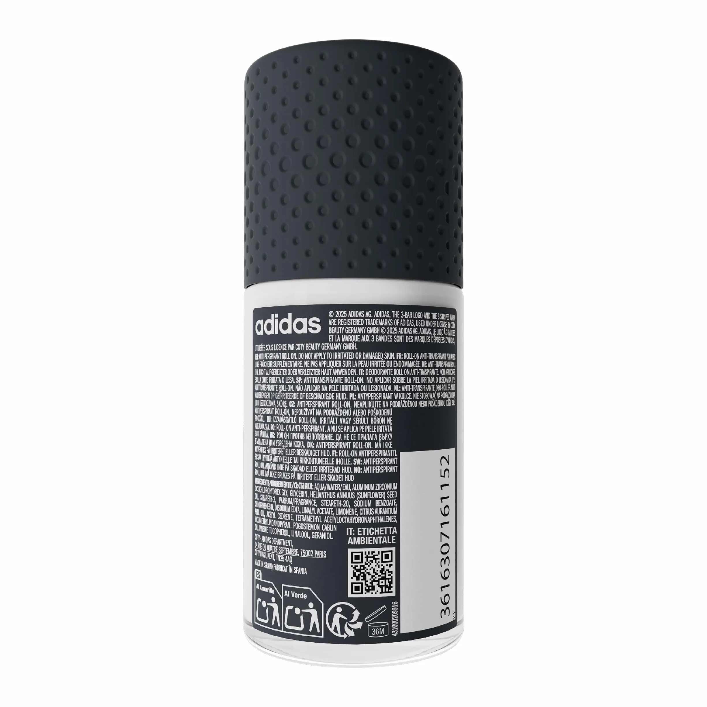 adidas Sport Fresh Antyperspirant w Kulce dla Mężczyzn Zapewniający Długotrwałą Świeżość, 50 ml