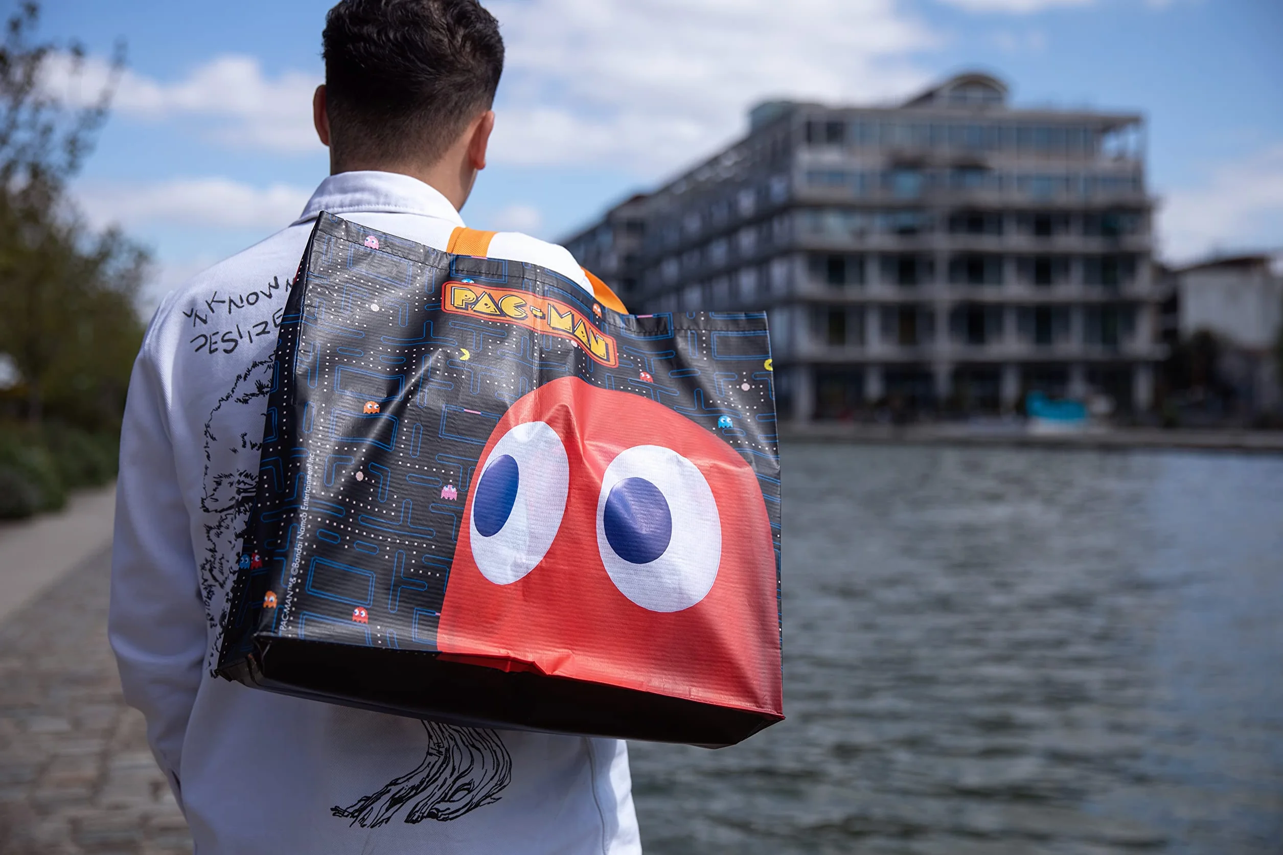 Pac Man Bolsa Reciclada