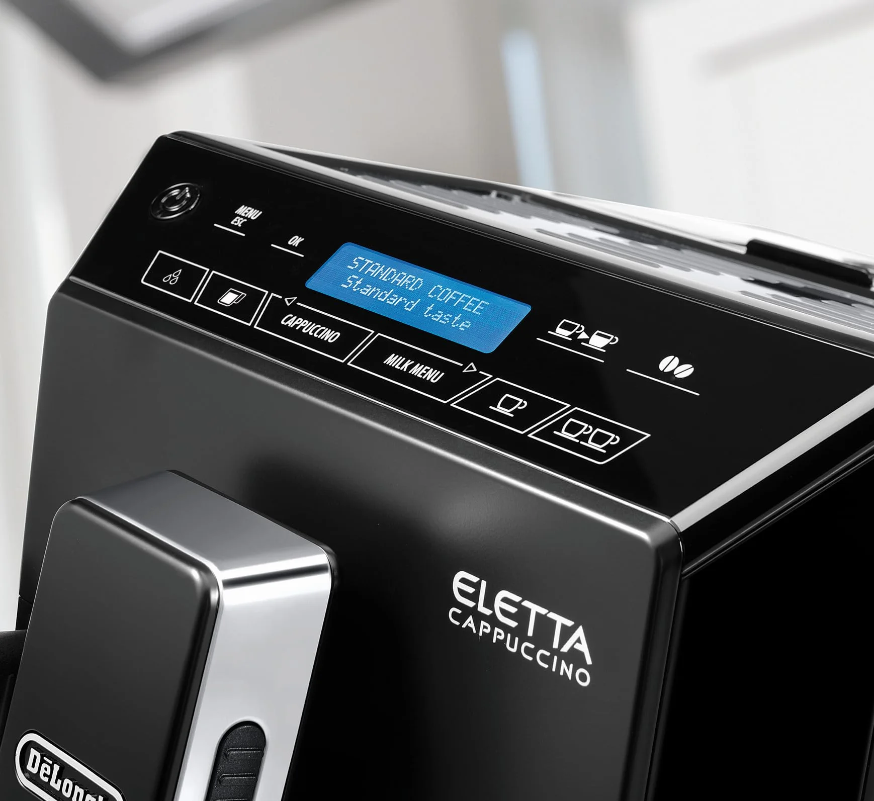 De'Longhi ECAM 44.666.B ELETTA Cappuccino, czarny wysoki połysk