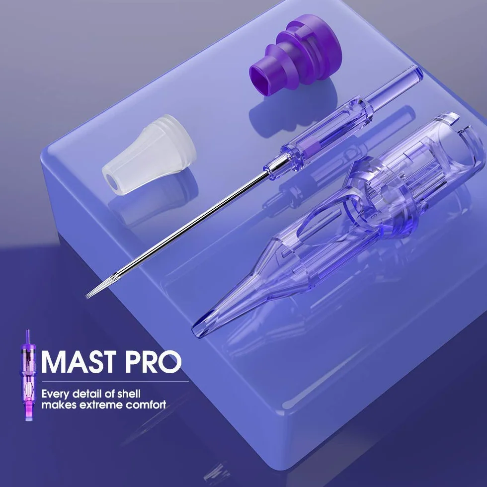 Mast Pro Tattoo Cartridge Needles 20Pieces #10 0.30 1003RL Standard Round Liner Microblading Tattoo Needle Cartridge for Tattoo Machine Pen