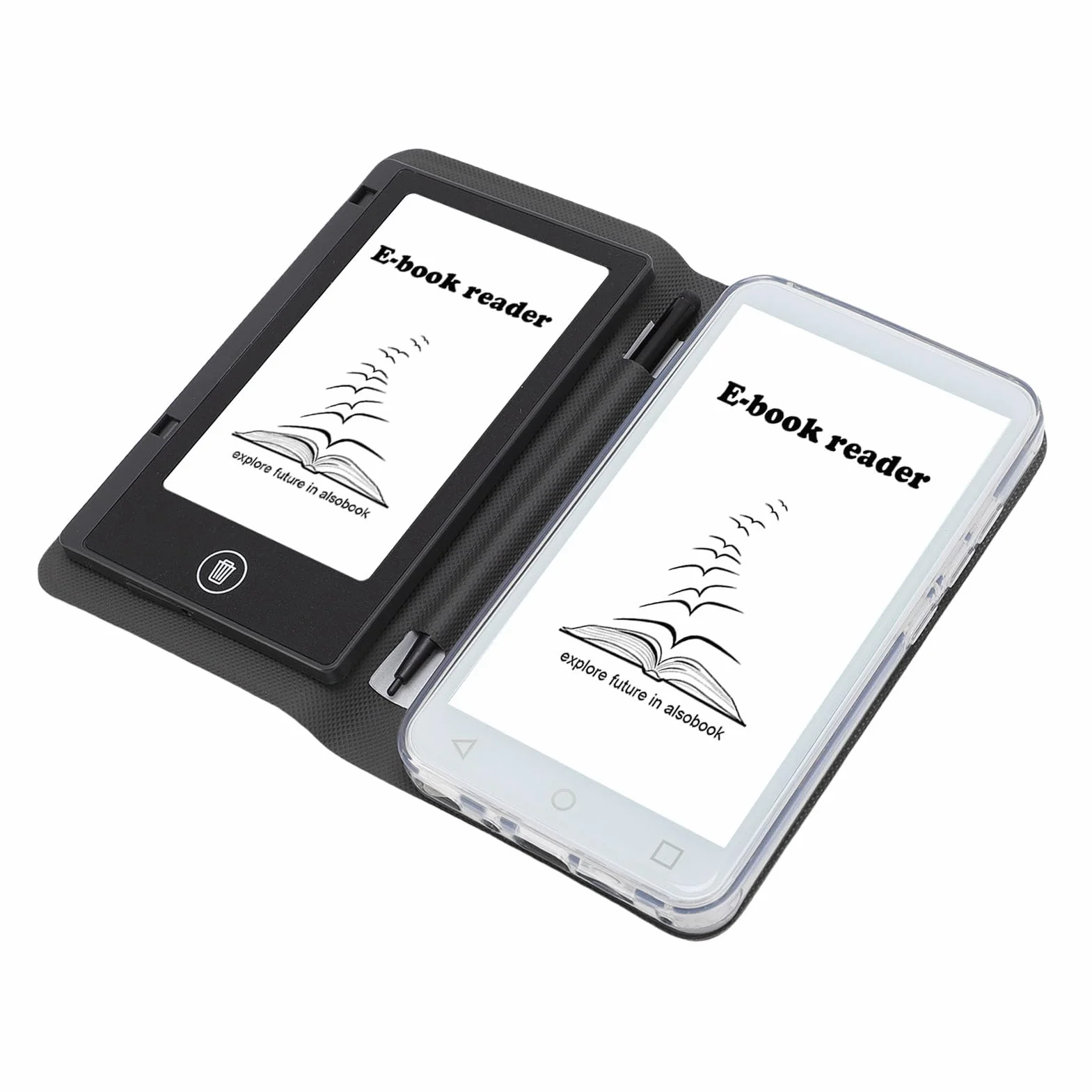 Czytnik Ebooków z Ekranem Dotykowym, Wyświetlacz 5 Cali 480x854, Wi -Fi, 2GB 16 GB Pamięci, Regulowany Rozmiar Czcionki, System Operacyjny 5.1 z Słuchawkami