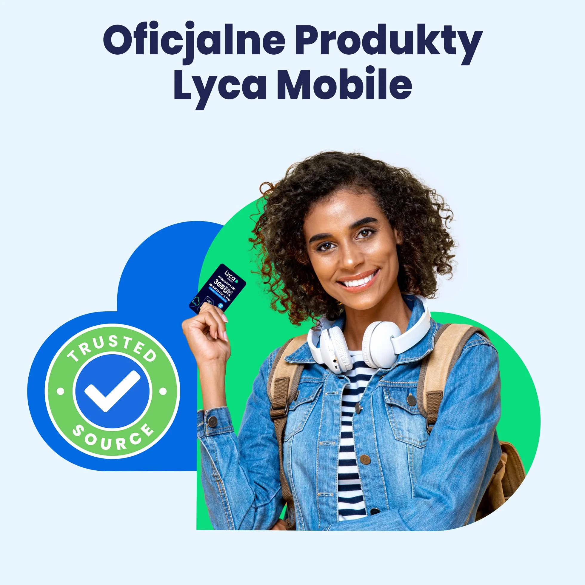 Lycamobile Przedpłacona Fizyczna Karta SIM USA na 30 Dni - 3GB Szybkiego Internetu 4G LTE/5G, Międzynarodowe Rozmowy i SMS-y do Ponad 100 Krajów, Szybka Aktywacja, Karta SIM do Telefonu w USA