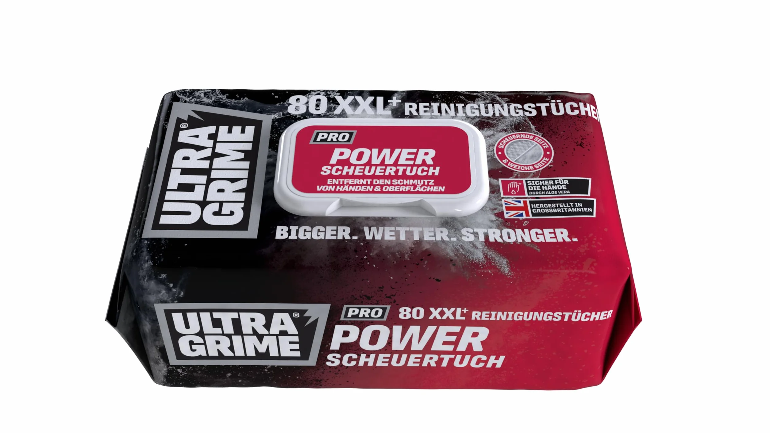 UltraGrime Pro Power Scrub Cleaning Wipes 80 sztuk 38 cm x 25 cm