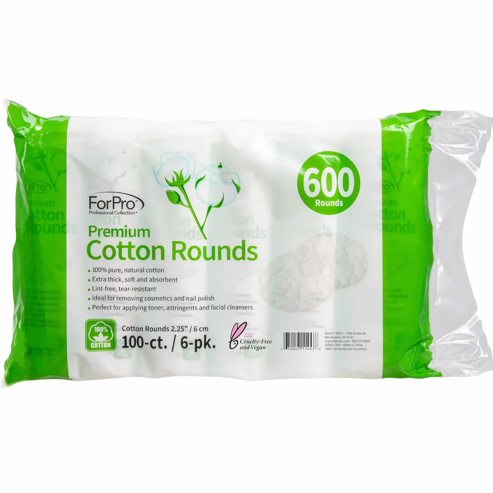 dla Pro Premium Cotton Rounds, 2,25 cala, 600 sztuk wg dla Pro