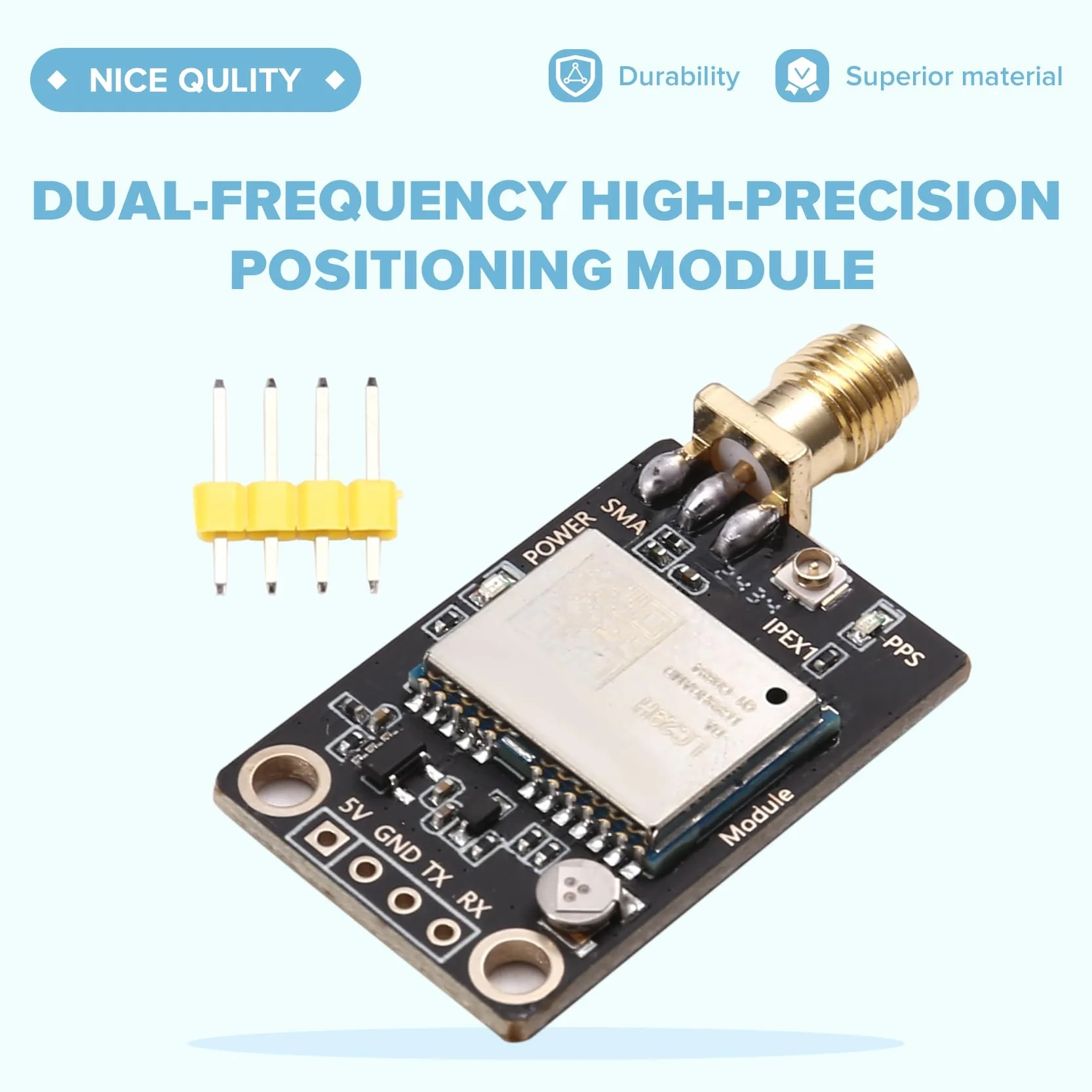 RTK Base Station Board LC29H Dual Band L1 L5 GPS moduł pozycjonowania o wysokiej dokładności LC29HDA