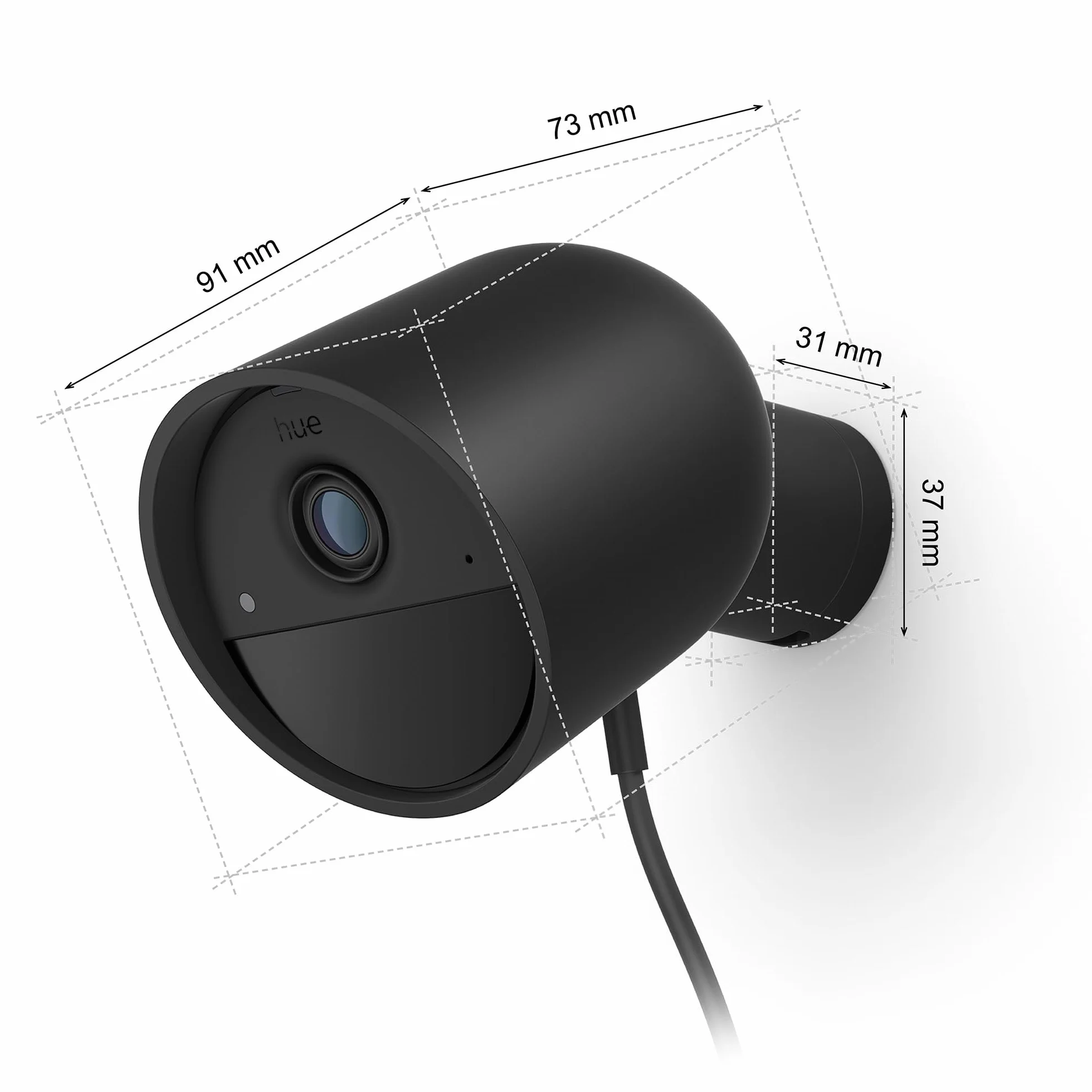 Philips Hue Raven Kamera przewodowa czarna