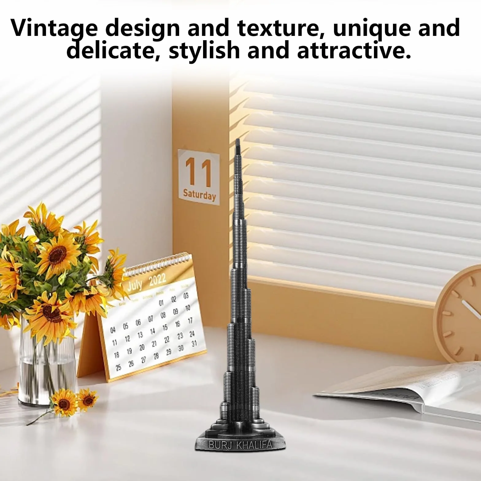 Wieża Burj Khalifa 18 cm model miniaturowy ze stopu do biura domu