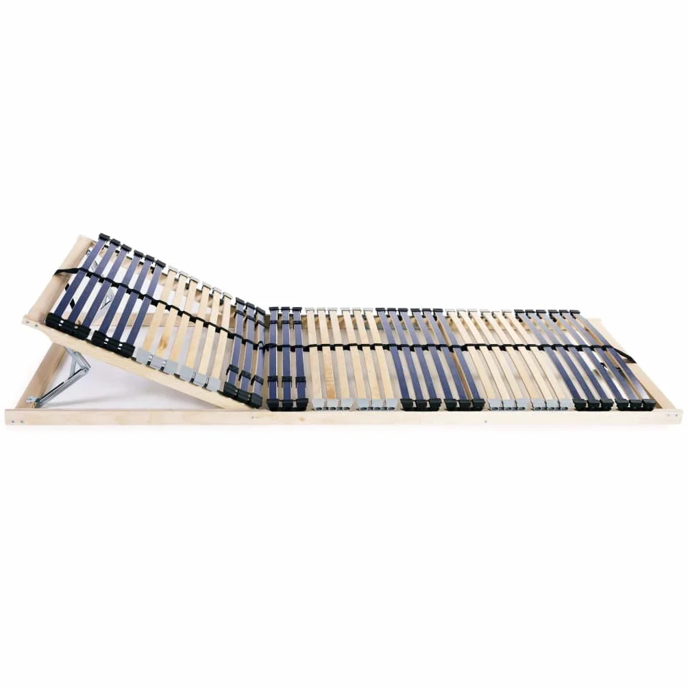 vidaXL Stelaż do łóżka z 42 listwami 7 stref 90 x 200 cm