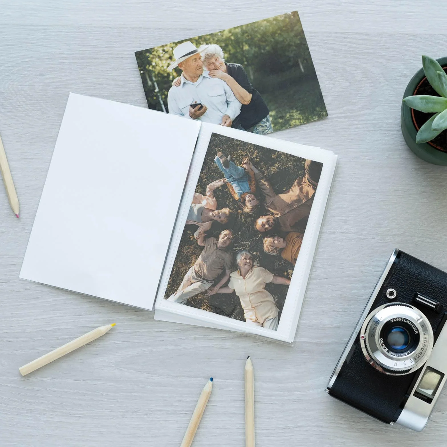 Grupo Erik Album fotograficzny w stylu vintage, 36 kieszeni, 10 x 15 cm, mała książka pamięci, album na zdjęcia, prezenty poniżej 2,3 kg