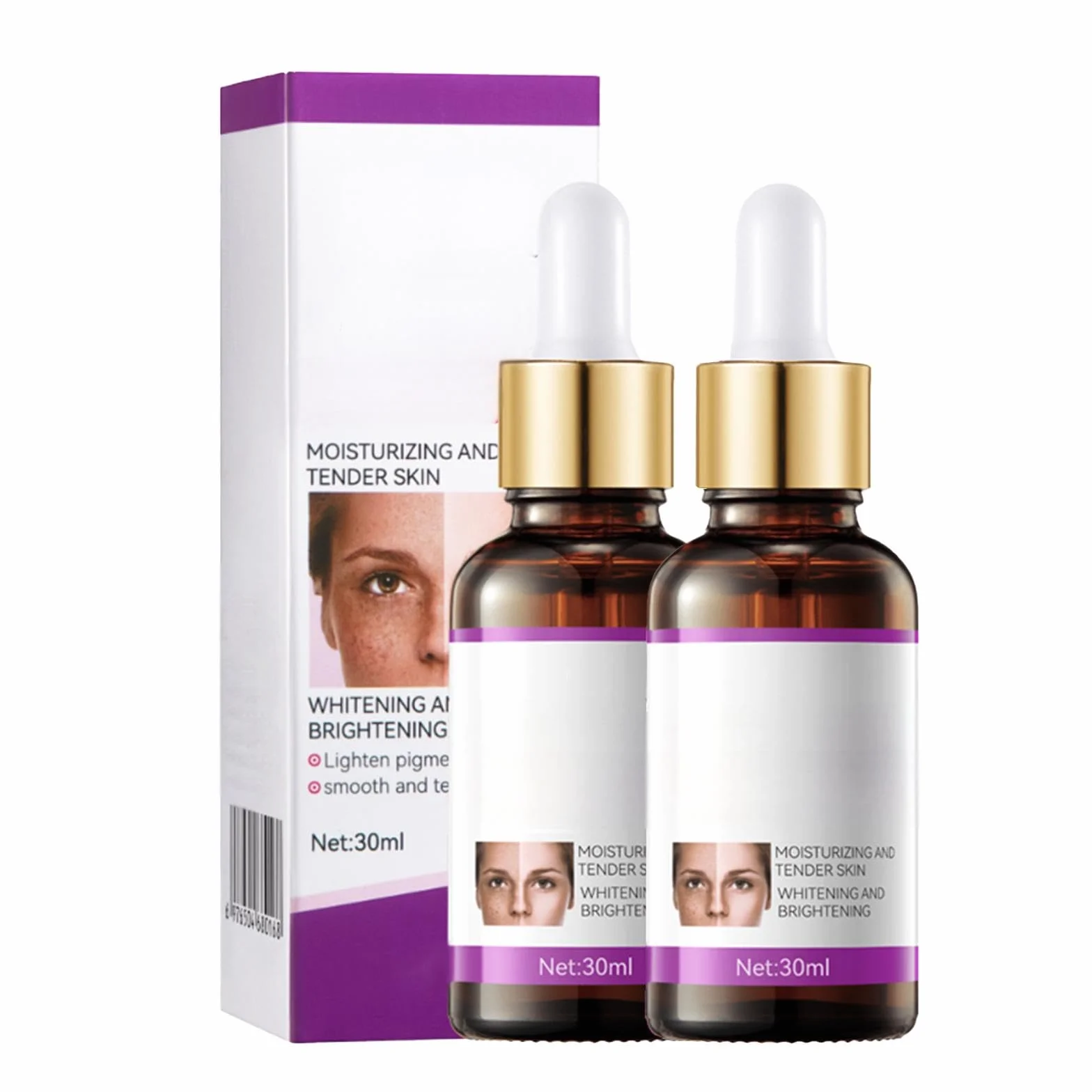 2 szt. x 30 ml niacynamidowe serum do twarzy, kwas hialuronowy przeciwzmarszczkowy, przeciwstarzeniowe i przeciwstarzeniowe, idealne jako krem pod oczy i Dermaroller, organiczny, wegański serum7-8