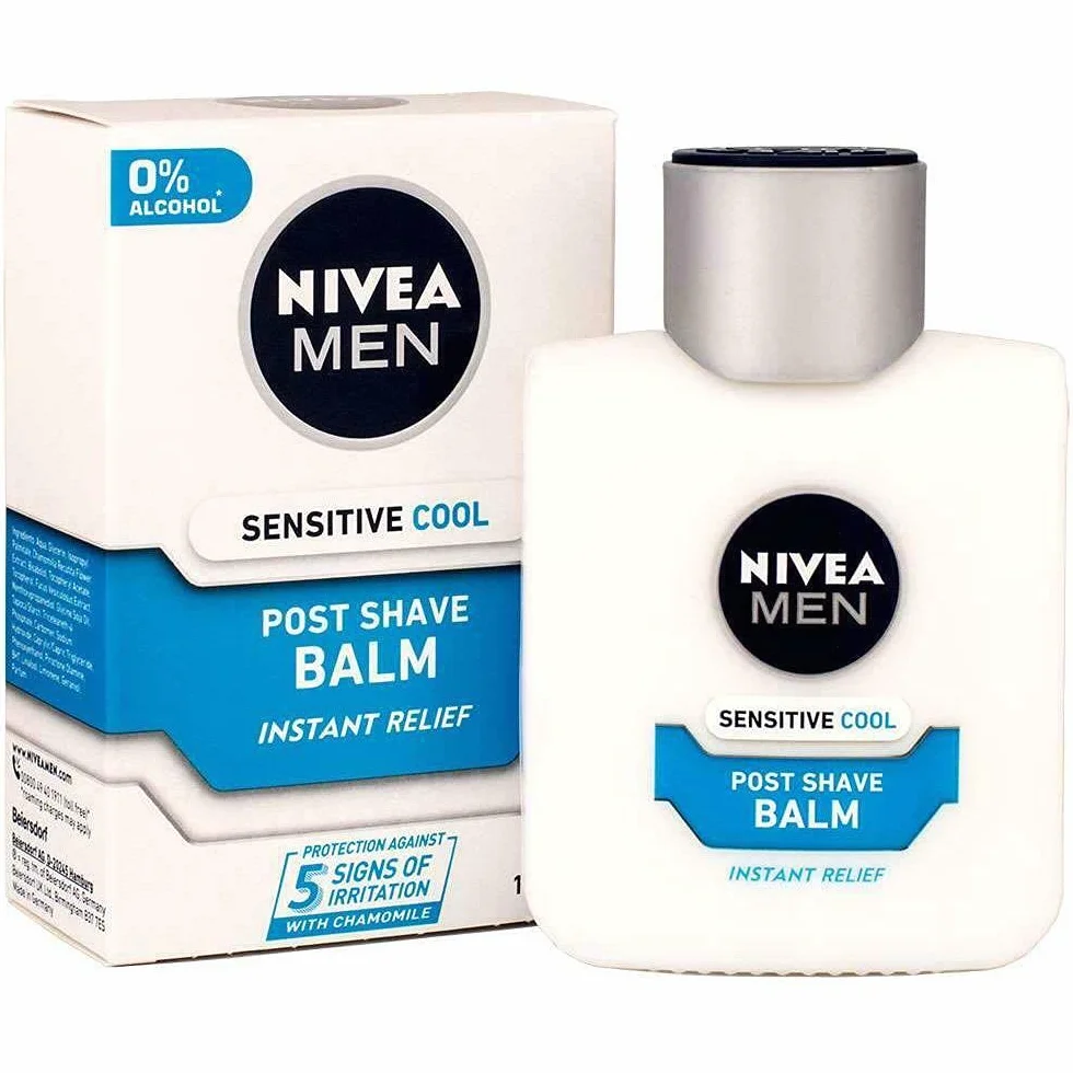 Nivea Sensitive Cooling Post Shave Balm 100 ml opakowanie 3 szt