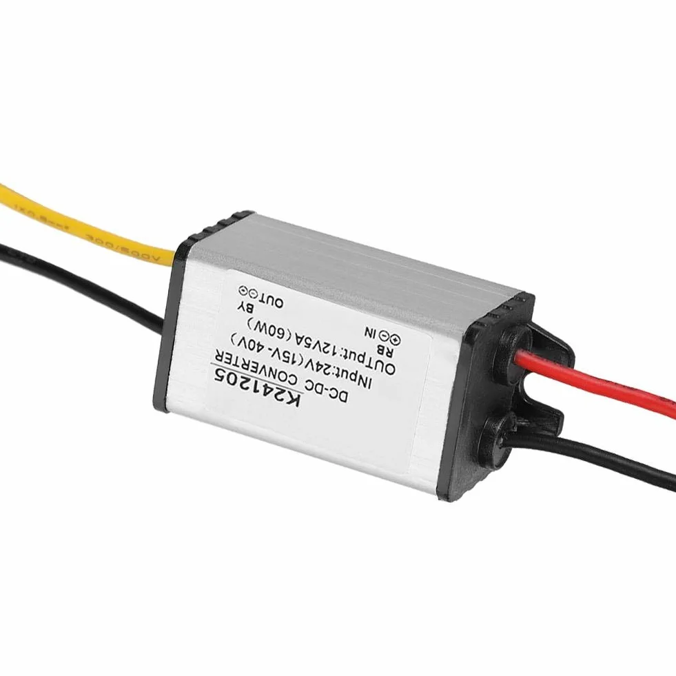 Zasilacz krokowy GYVRM-K241205 5A Przetwornica DC-DC Moduł konwertera mocy 24 V na 12 V