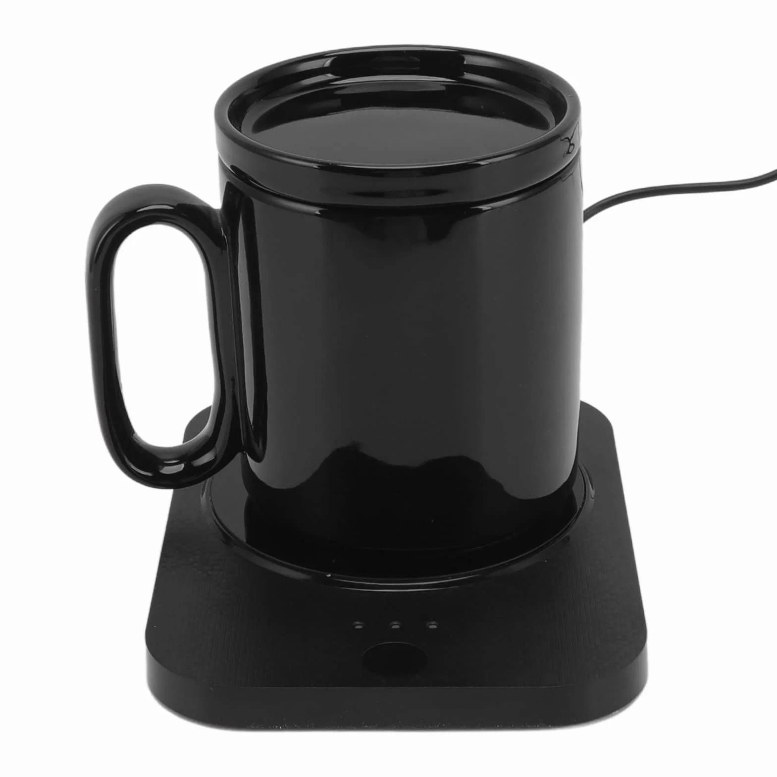 Podgrzewacz do Kawy USB 15W Czarny, Kontrola Temperatury, Automatyczne Wyłączenie, Wodoodporny