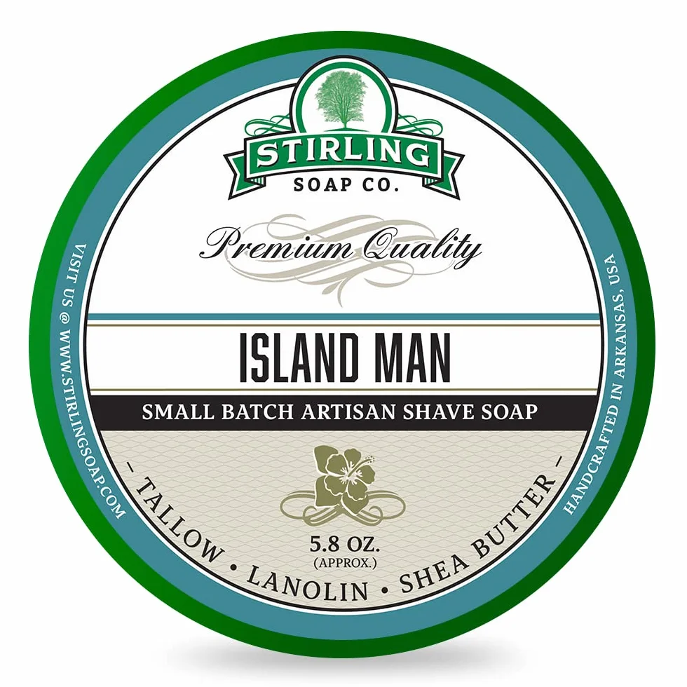 Stirling Island Man mydło do golenia, 170 ml