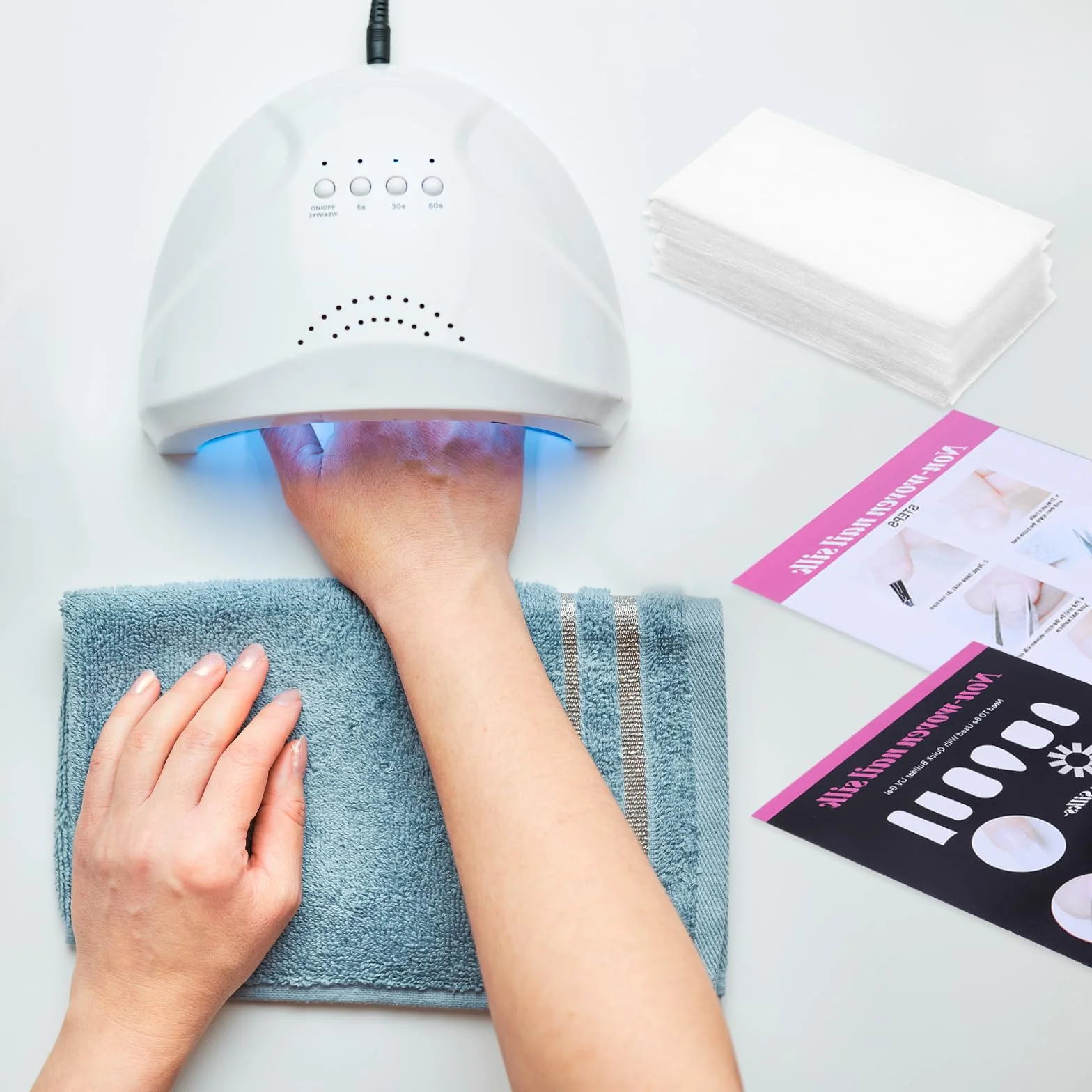 Piriuuo 200 sztuk jedwabnej folii do paznokci, folia z włókna szklanego, naprawa paznokci, do naprawy pęknięć i pęknięć, francuskie narzędzia do manicure