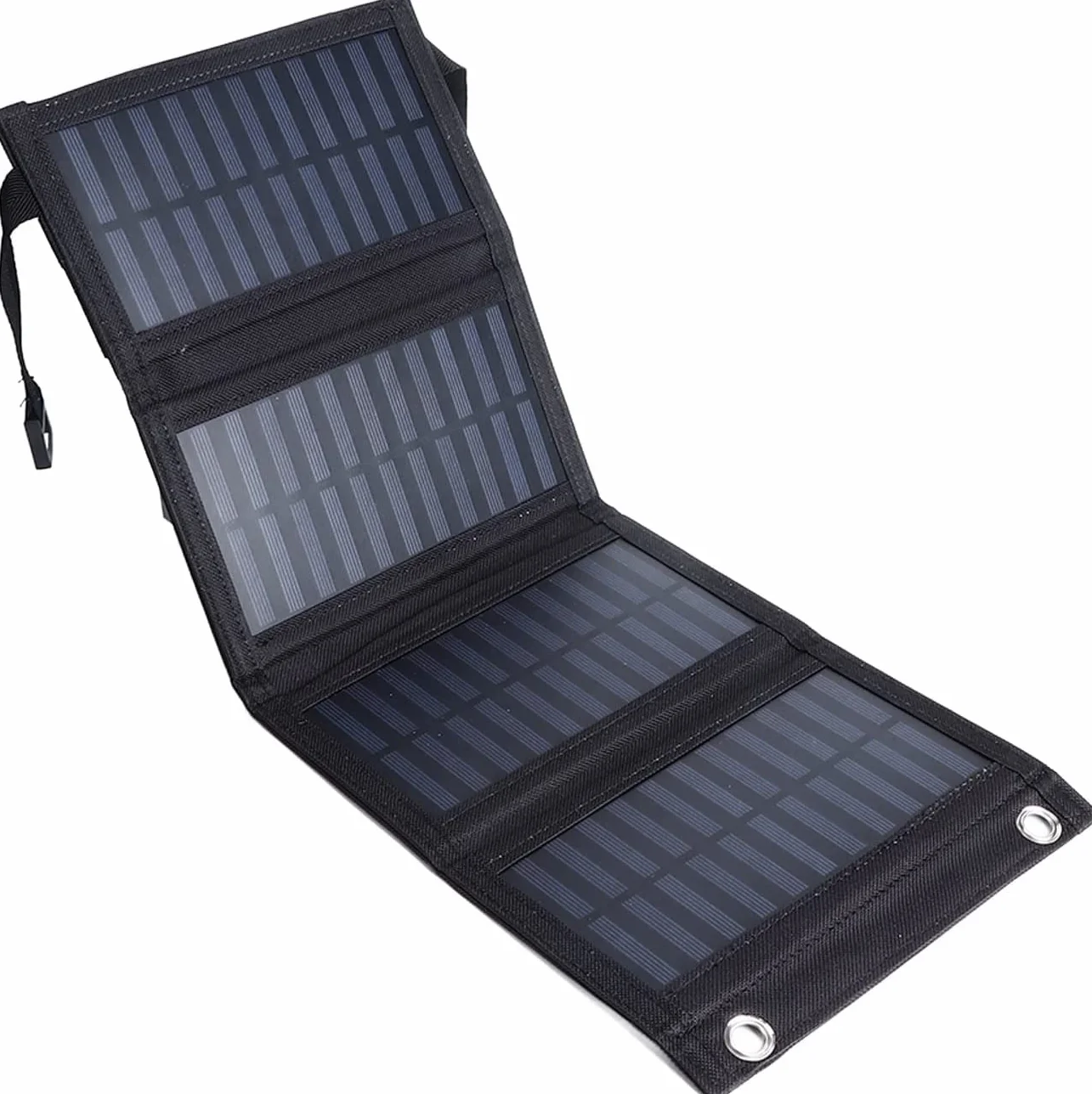 Ładowarka solarna 20W 5,5V składana przenośna zewnętrzna ładowarka do panelu słonecznego Power Bank wodoodporna bateria zewnętrzna kompatybilna ze smartfonami, tabletami i innymi urządzeniami do (21W)