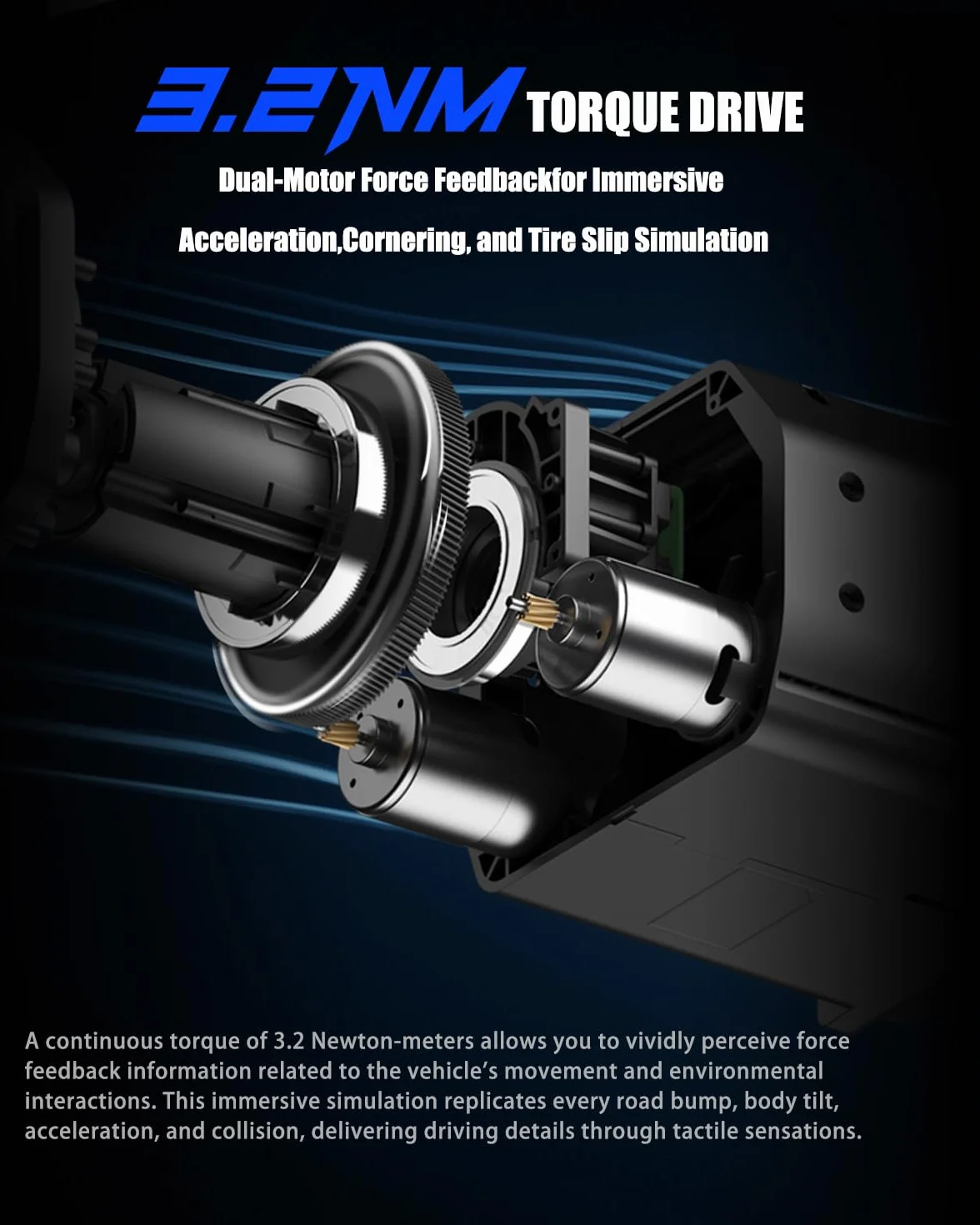 PXN V99 Kierownica do gier, Driving Force Feedback Kierownica z pedałami i zmianami - 3,2 nm, 270° i 900°, 11,8 cala, 4 peddle Shifters, narzędzia APP - wyścigowa kierownica do PC, Xbox, PS4