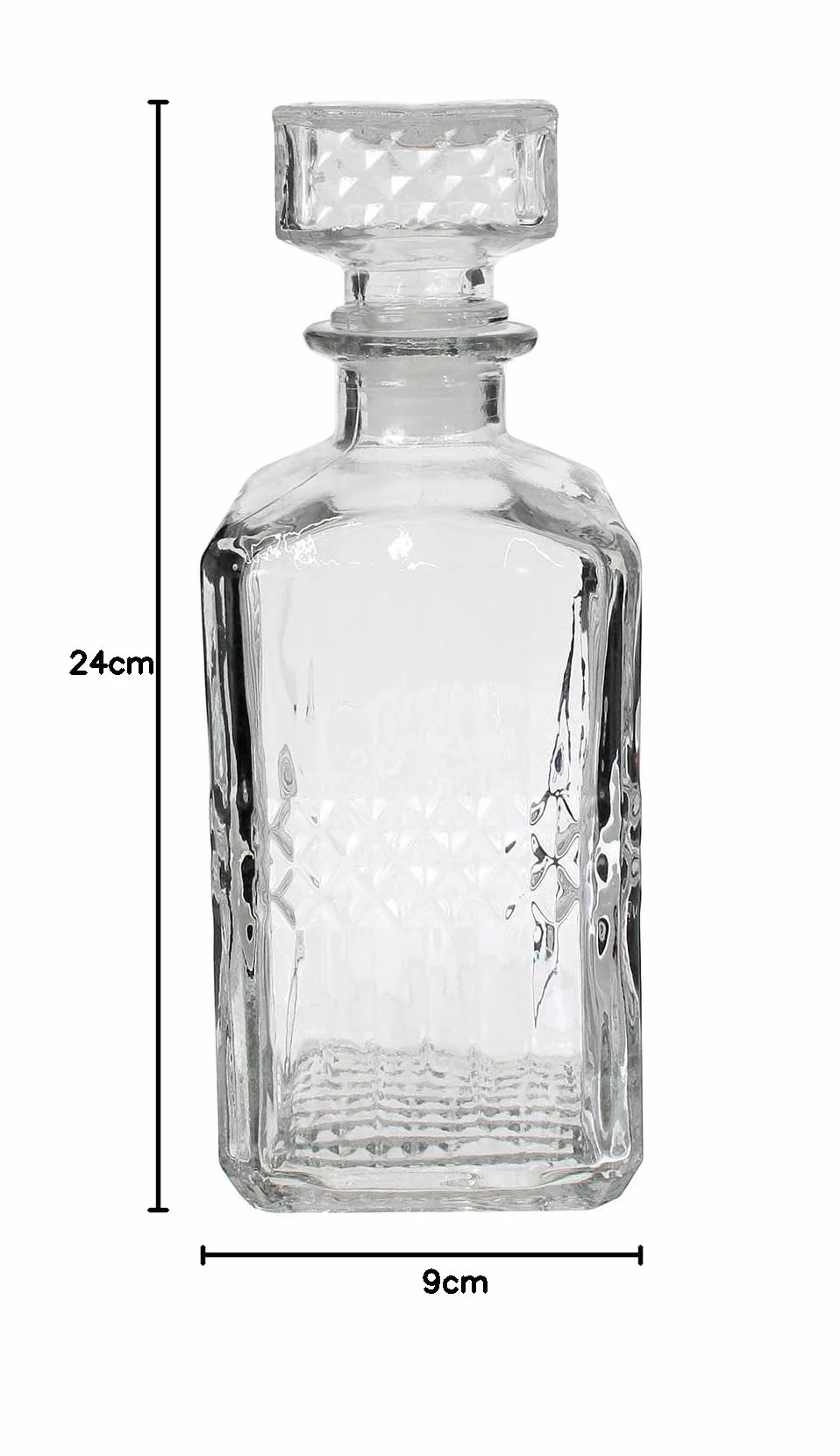 Saveur & D Gustation Botella Zestaw do Whisky, Szkło, Przezroczysty, 5 Elementów