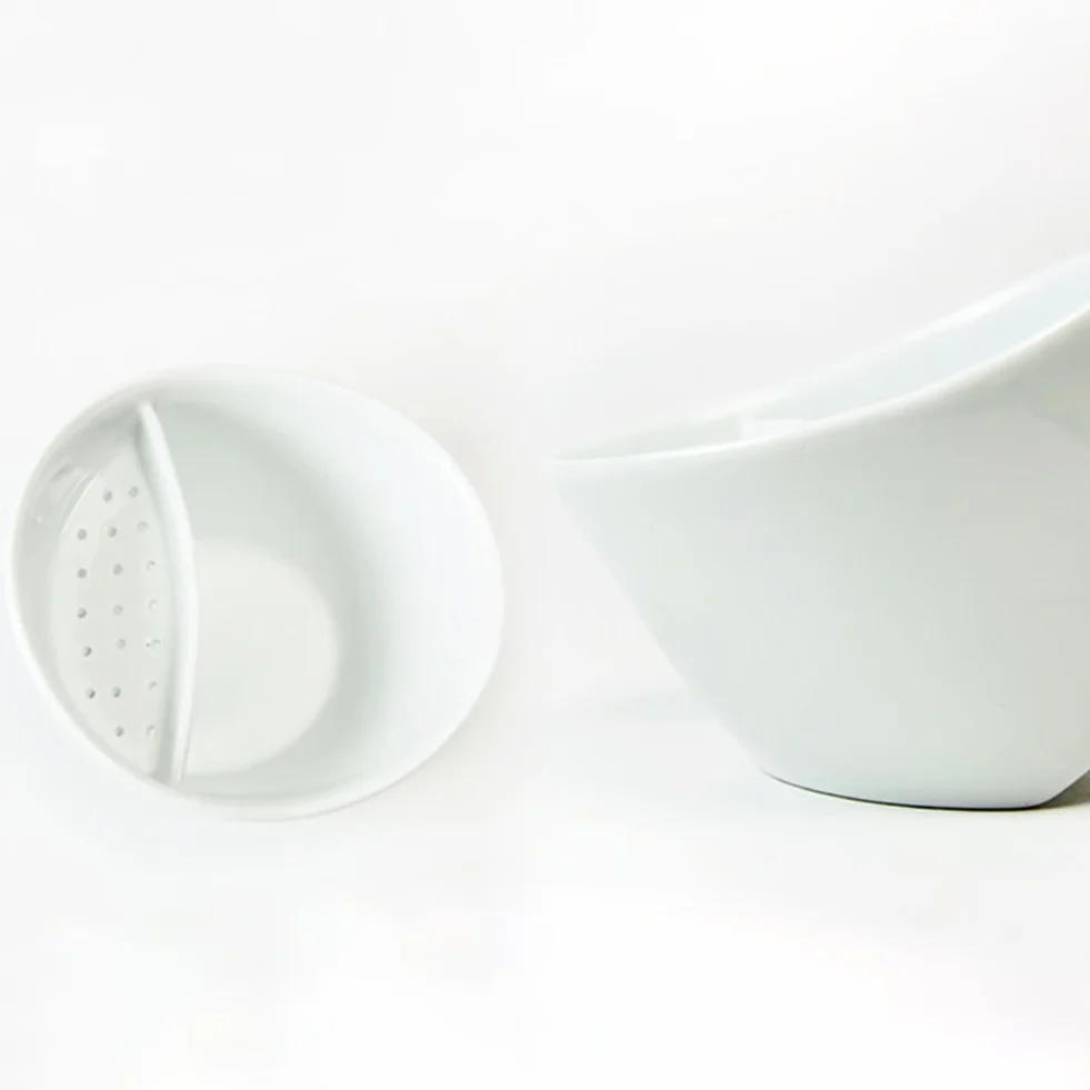 Tilted Smart Tea Infuser Cup Półautomatyczny Ceramiczny Lazy Cup Set