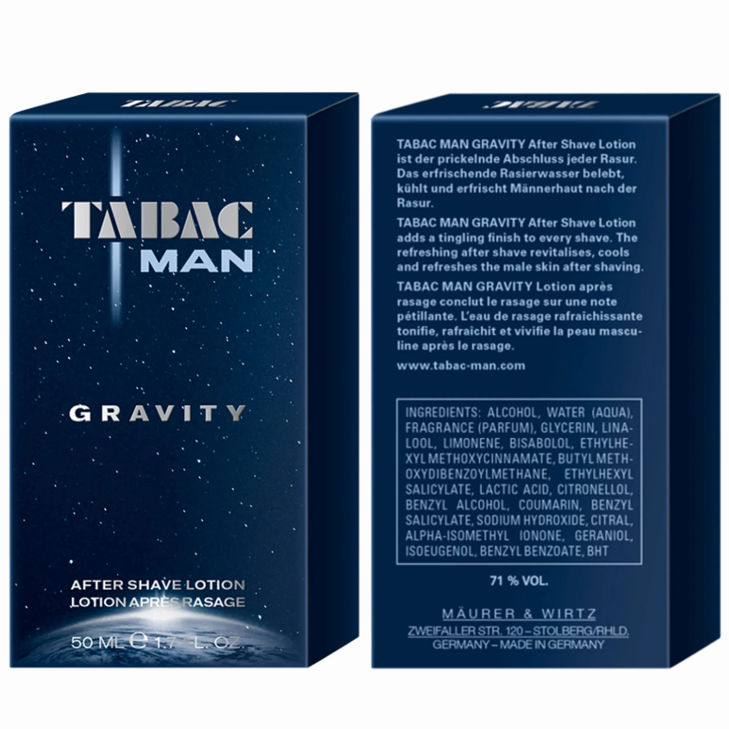 Tabac Original - Tabac MAN Gravity lotion po goleniu 50 ml