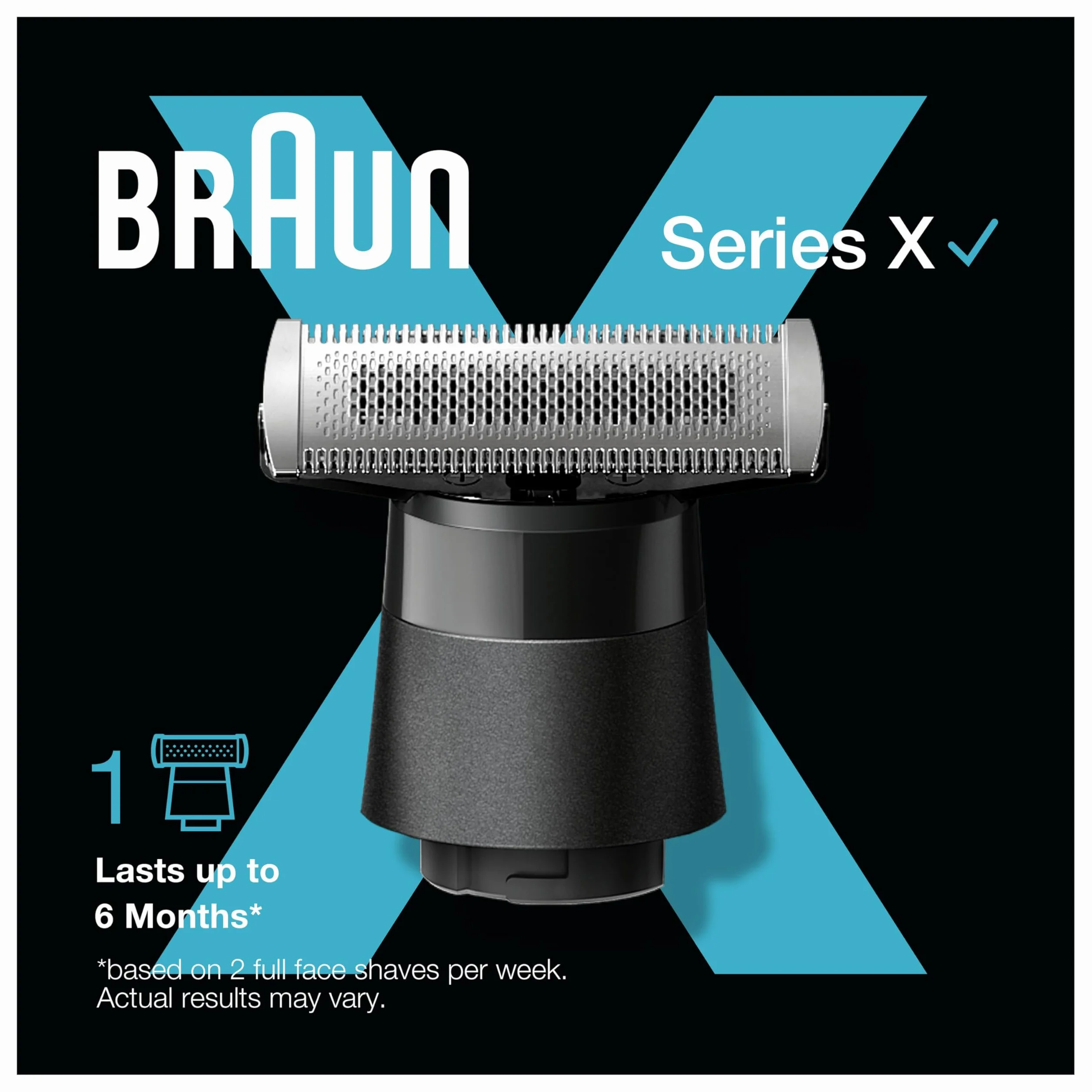 Braun Seria XT, oryginalne ostrze zapasowe Flex 4D, trwałe do 6 miesięcy
