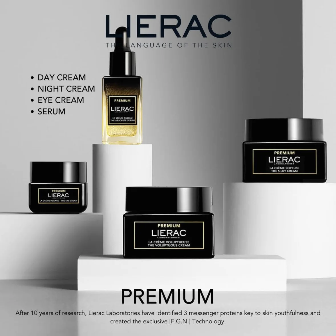 Lierac Premium The Silky Cream, krem do twarzy, 50 ml
