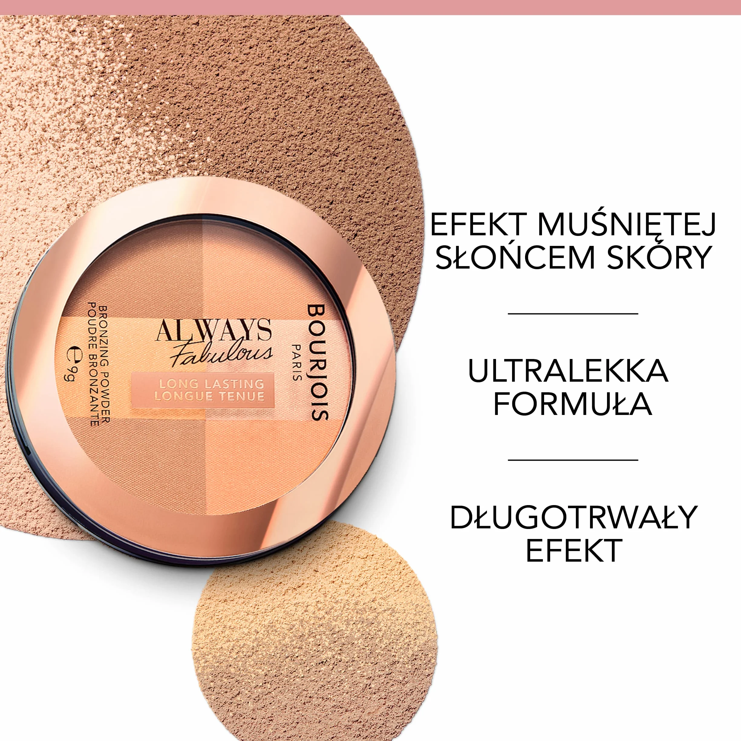 Bourjois Always Fabulous Bronzer, 002 Dark, 9 g