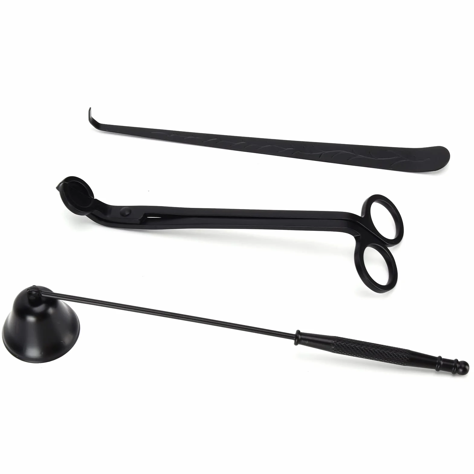 Havdalah Candle Snuffer Czarny Zestaw Akcesoriów