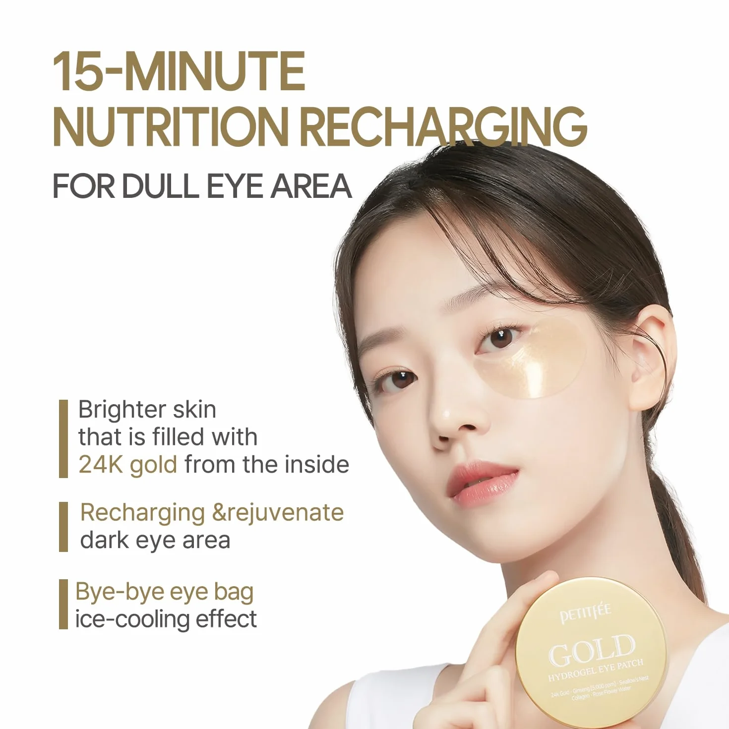 Petitfée Gold Hydrogel Eye Patch 60 pc 60 stuks