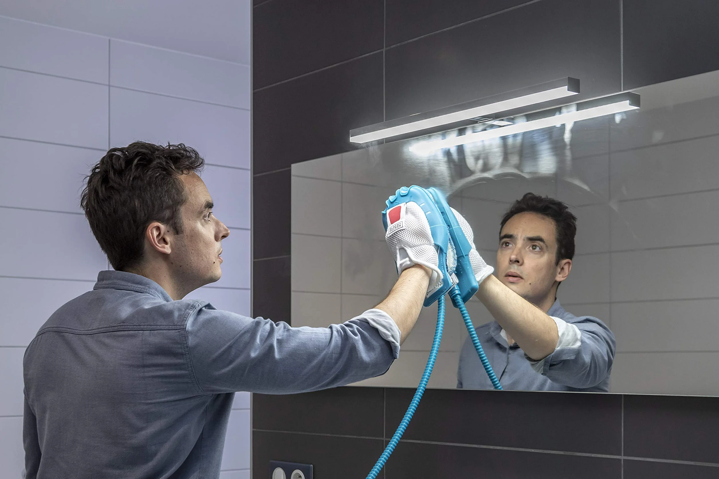 BLACK+DECKER, Mop parowy o mocy 1300 W, 9w1 z rękawicą parową, FSMH1351SM